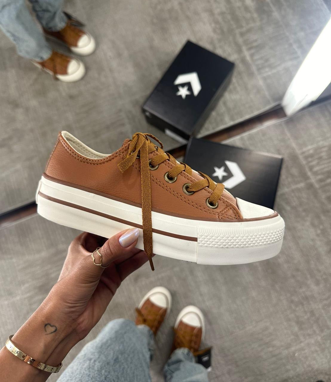 All Star Plataforma Prime Caramelo