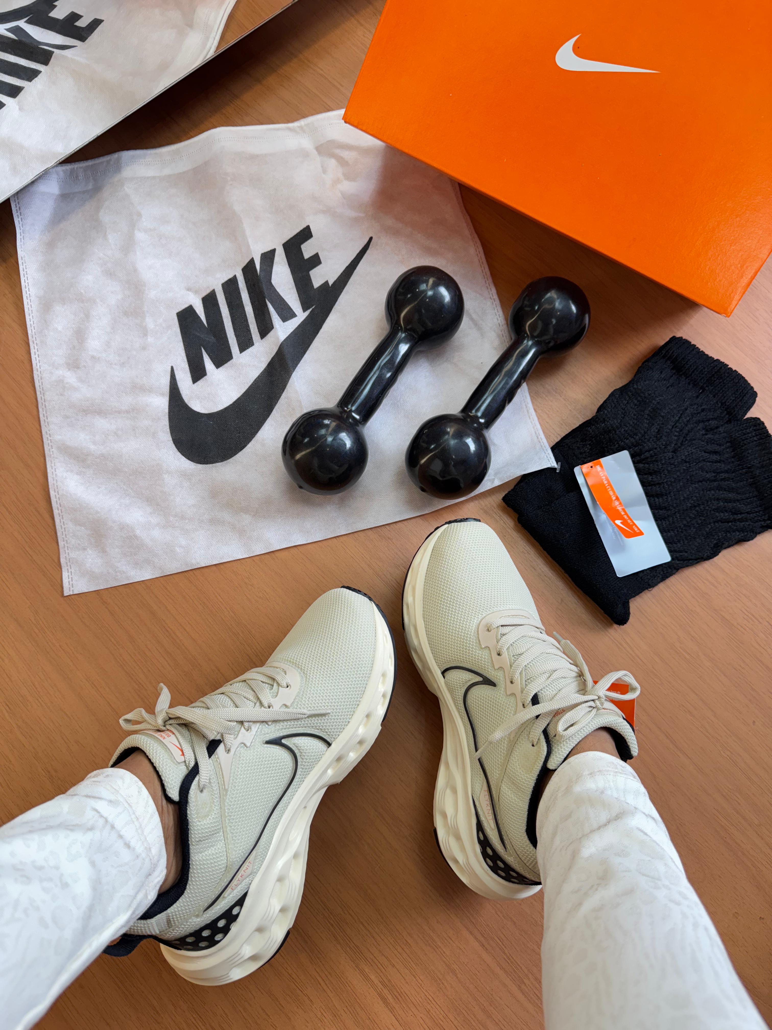 Nike React Infinity Run FK Bege/Preto