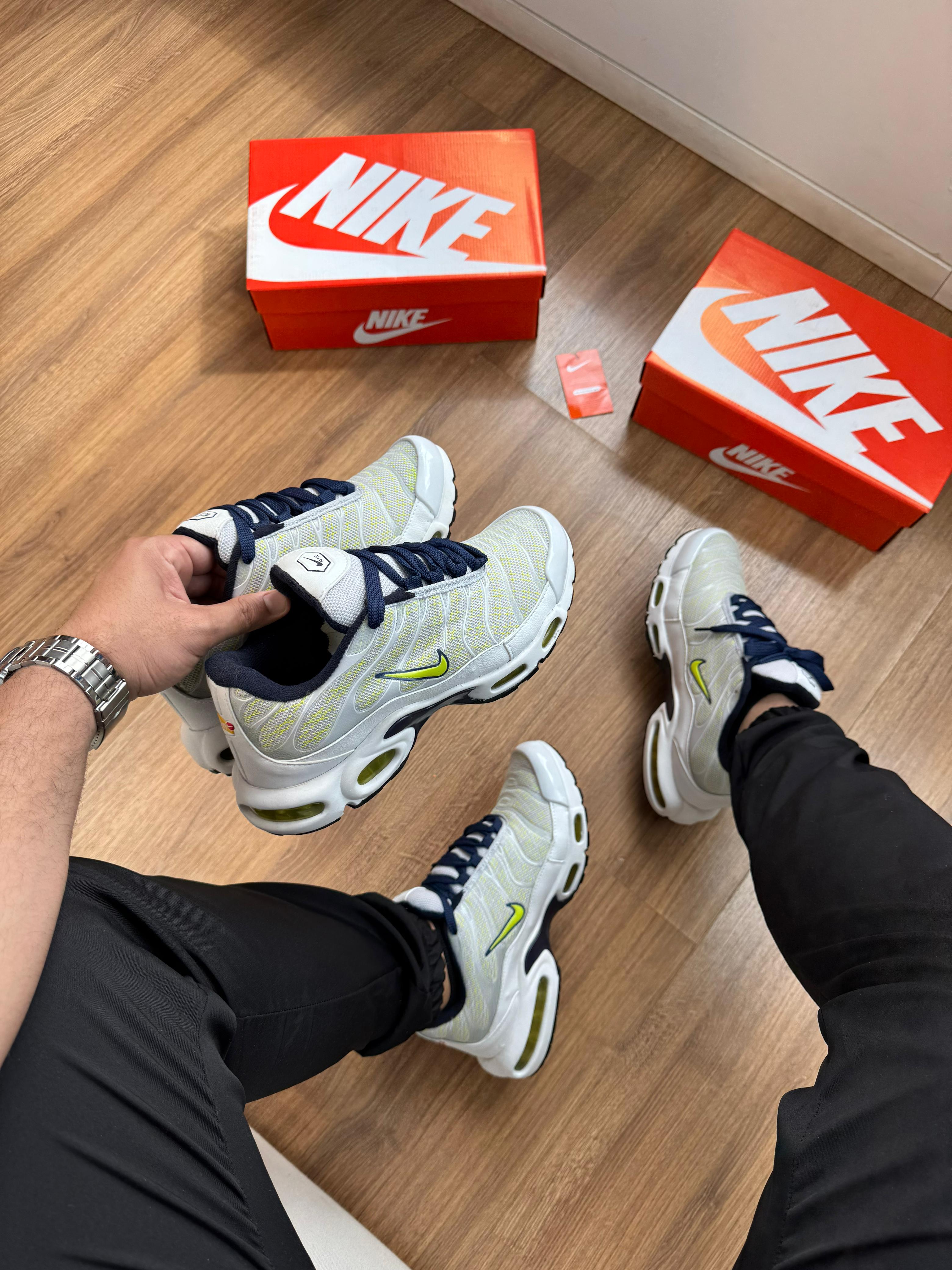 Nike TN Branco /Limão