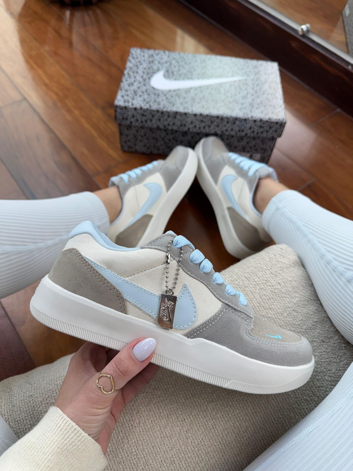 Nike Casual  Off/ Azul bebê 🩵