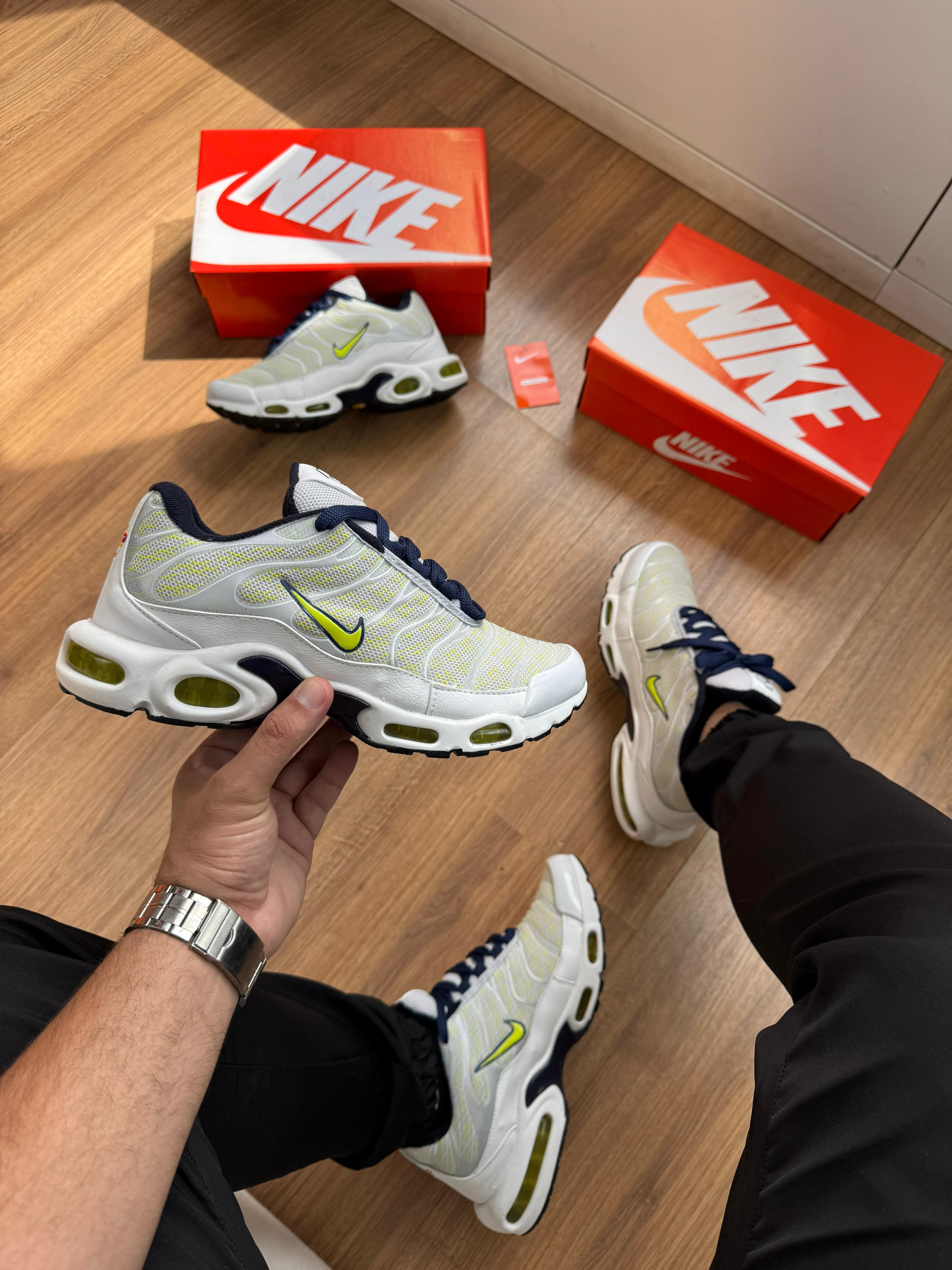 Nike TN Branco /Limão