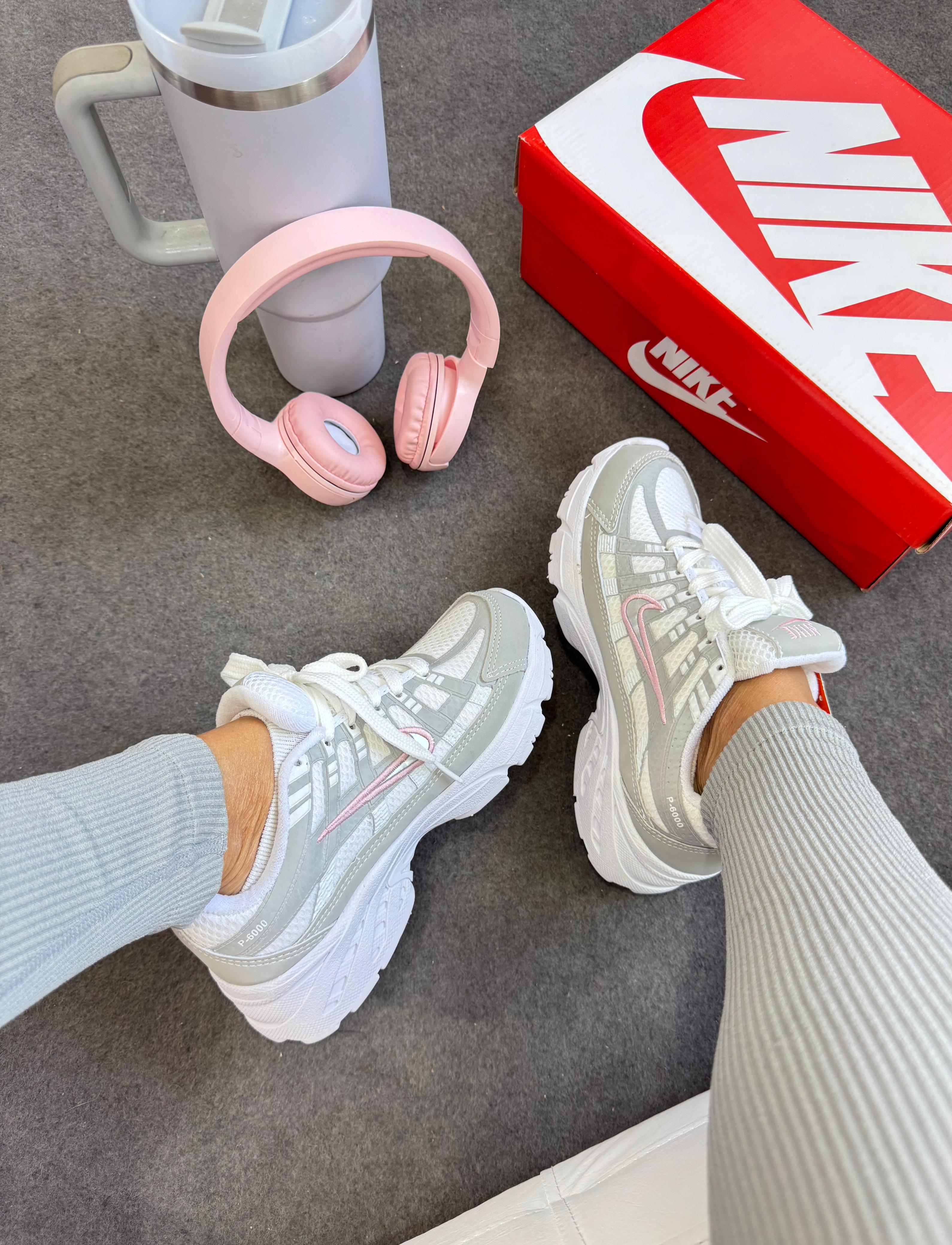 Nike P-6000 Cinza/Rose