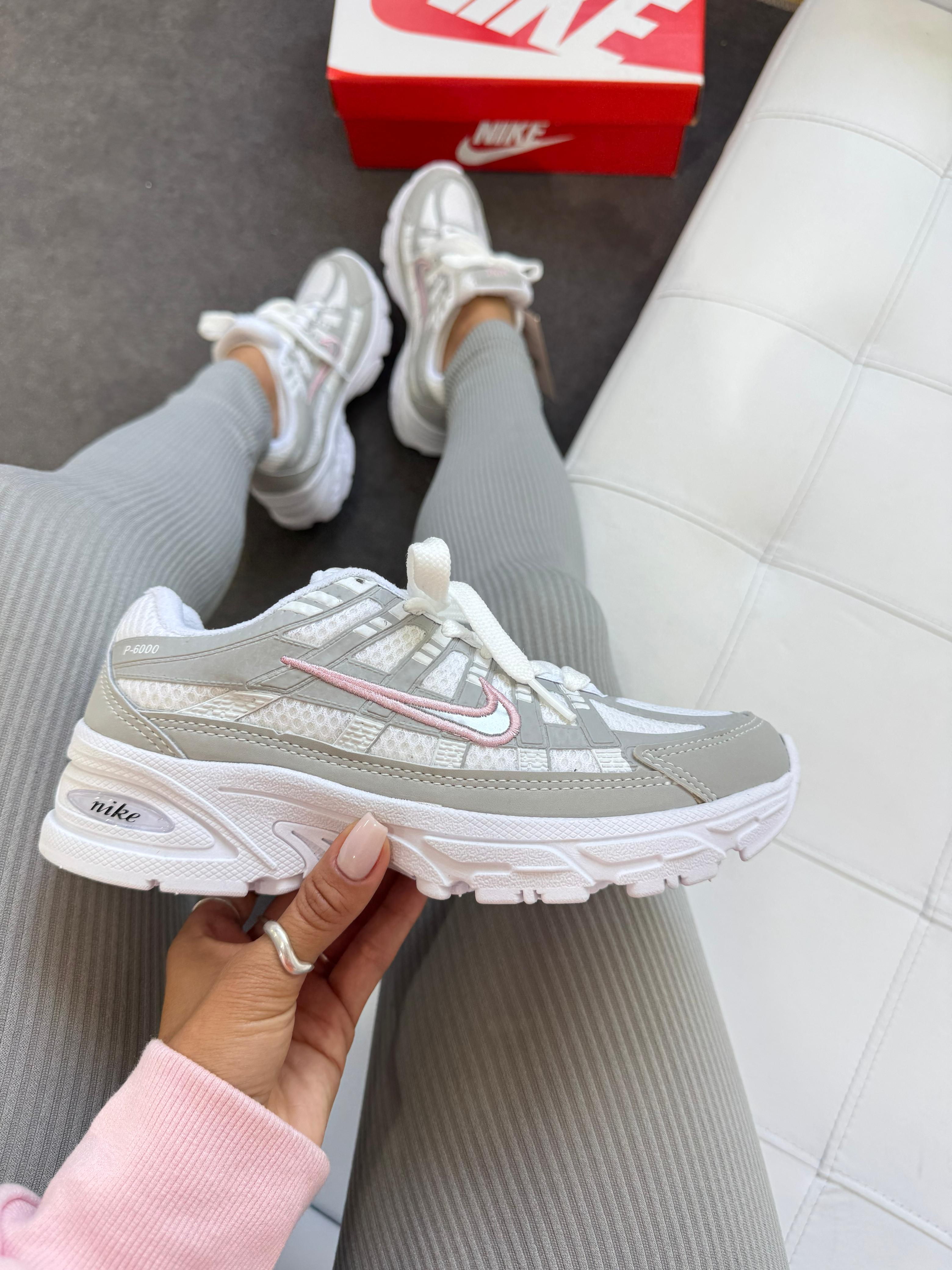 Nike P-6000 Cinza/Rose