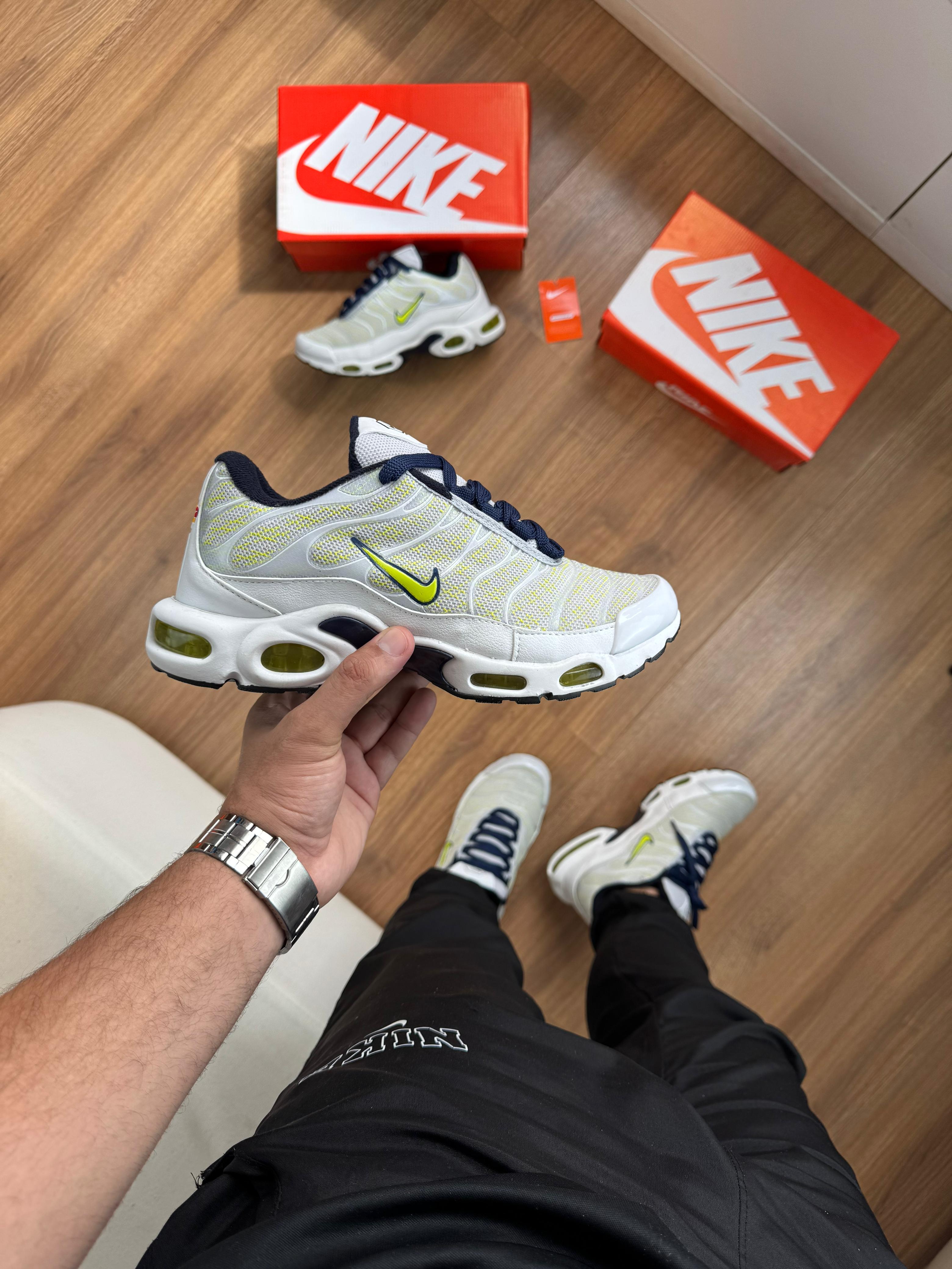 Nike TN Branco /Limão