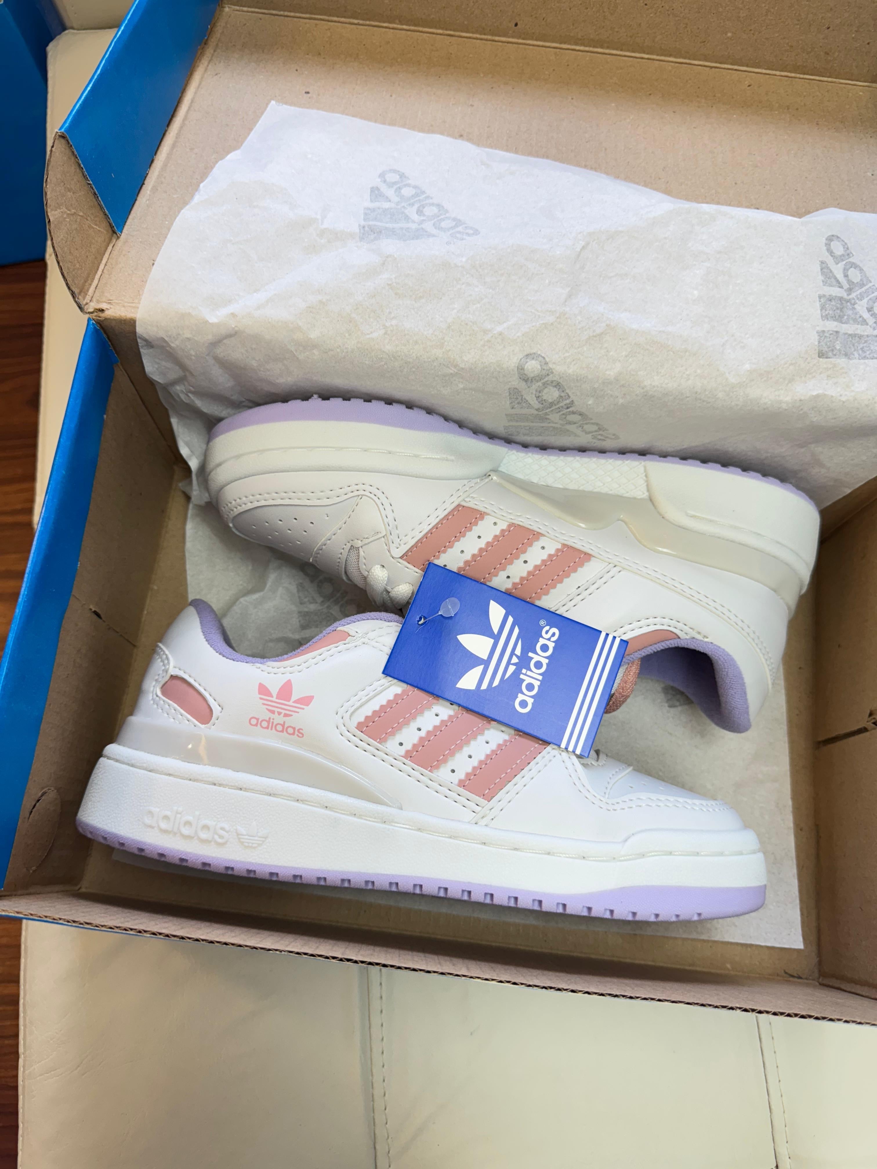 Adidas Fórum Branco/Lilas