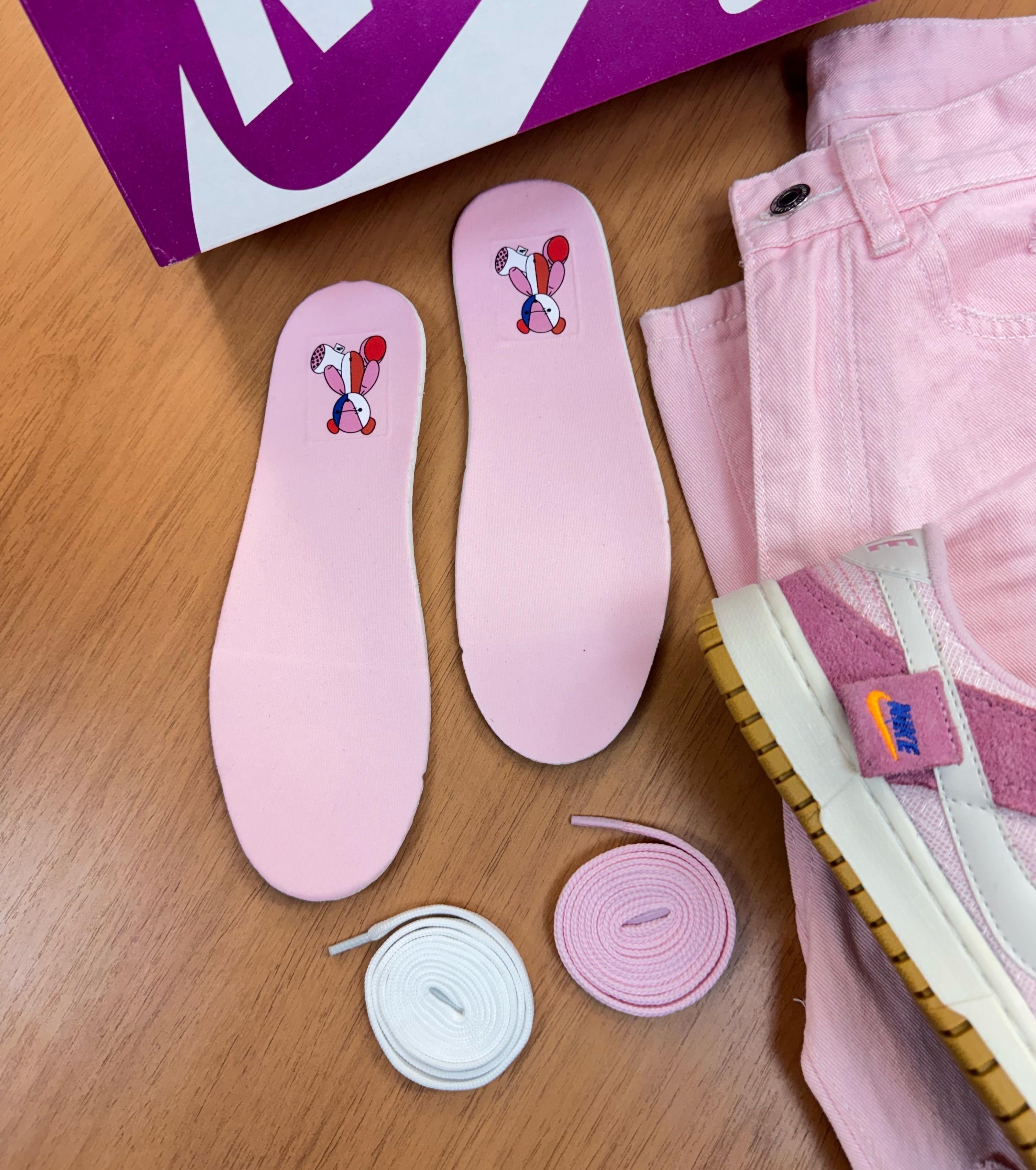 Dunk Teddy Bear Prime Couro Rosa