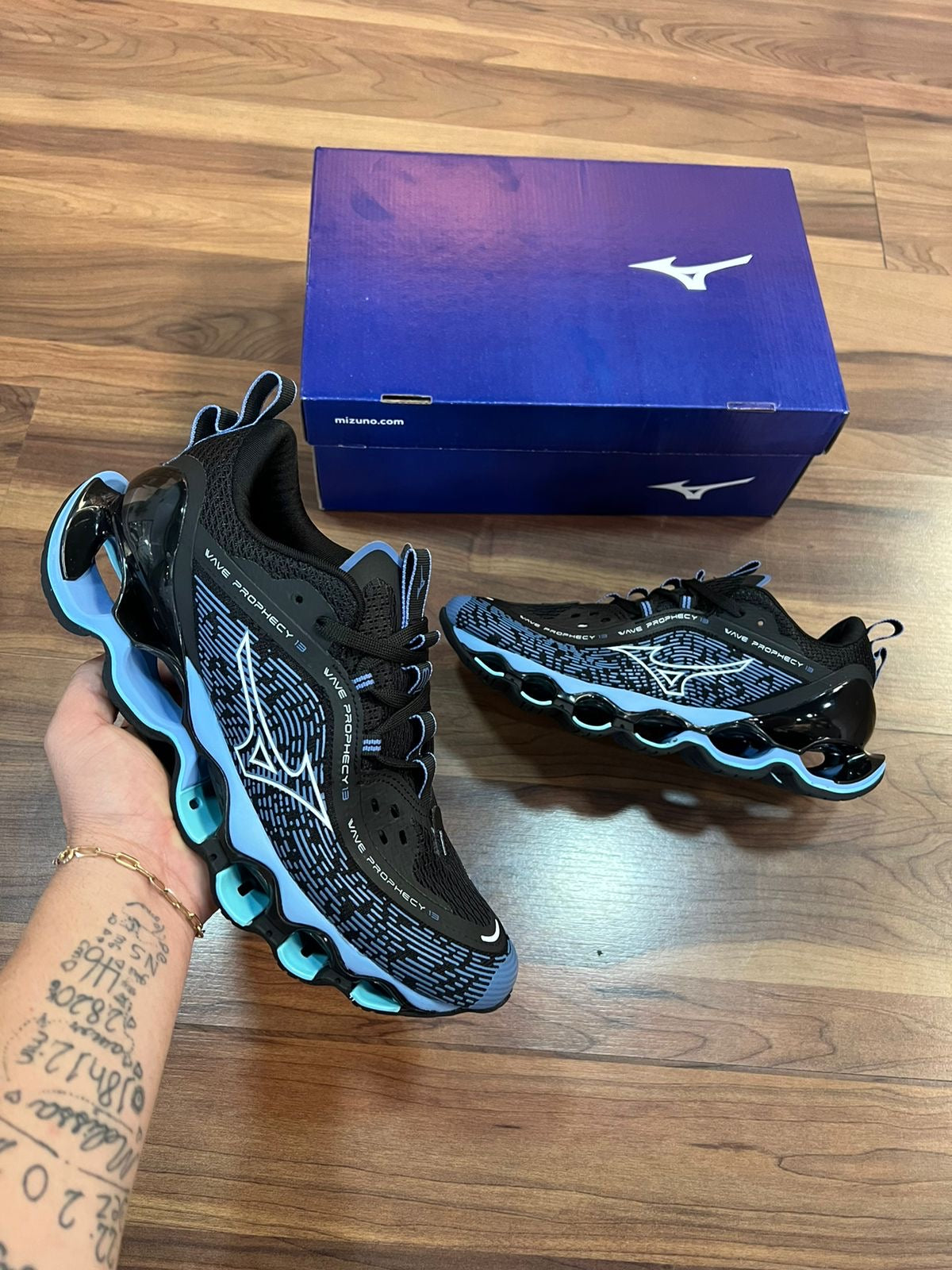 Mizuno Prophecy 13 Preto/azul