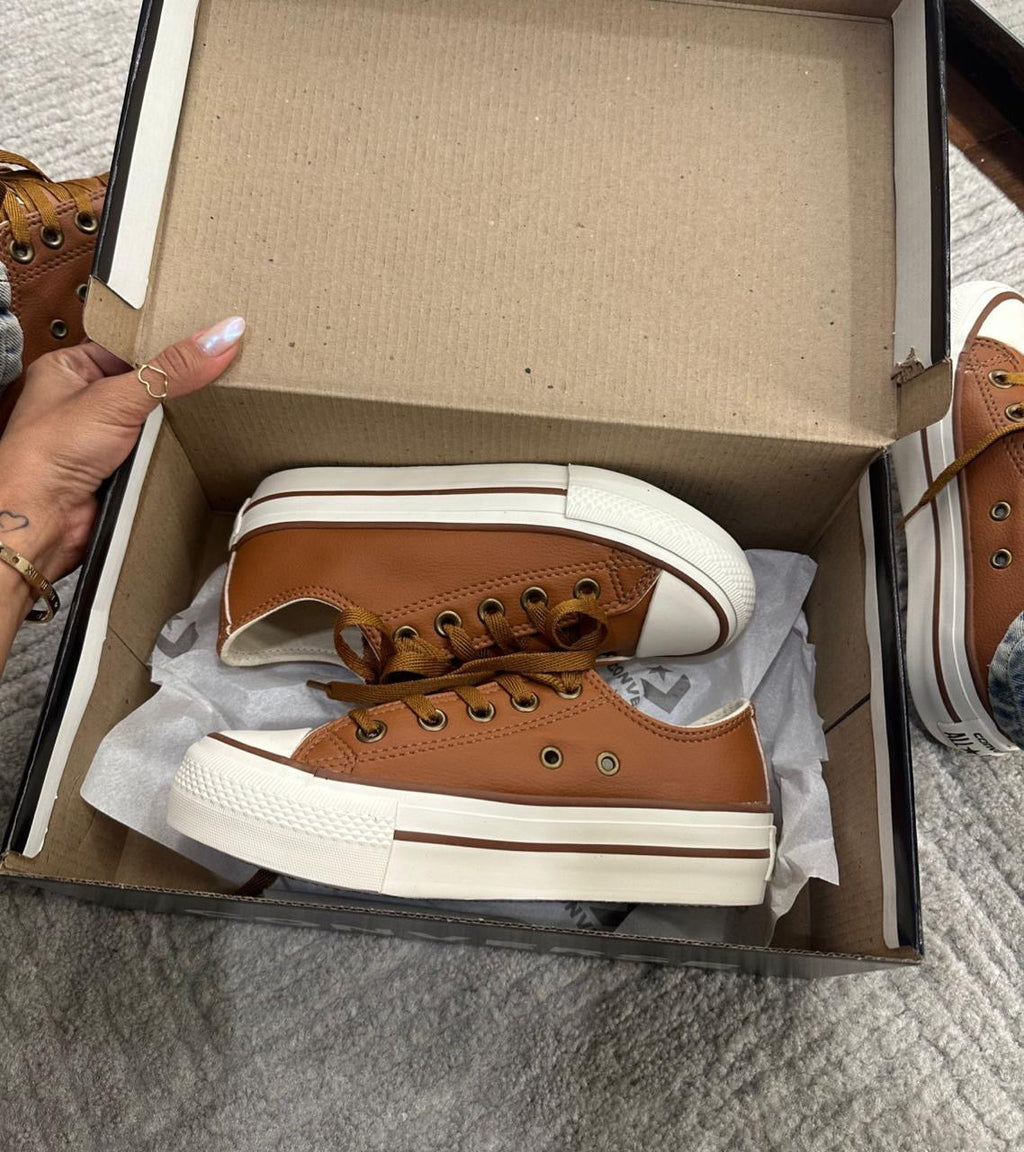 All Star Plataforma Prime Caramelo