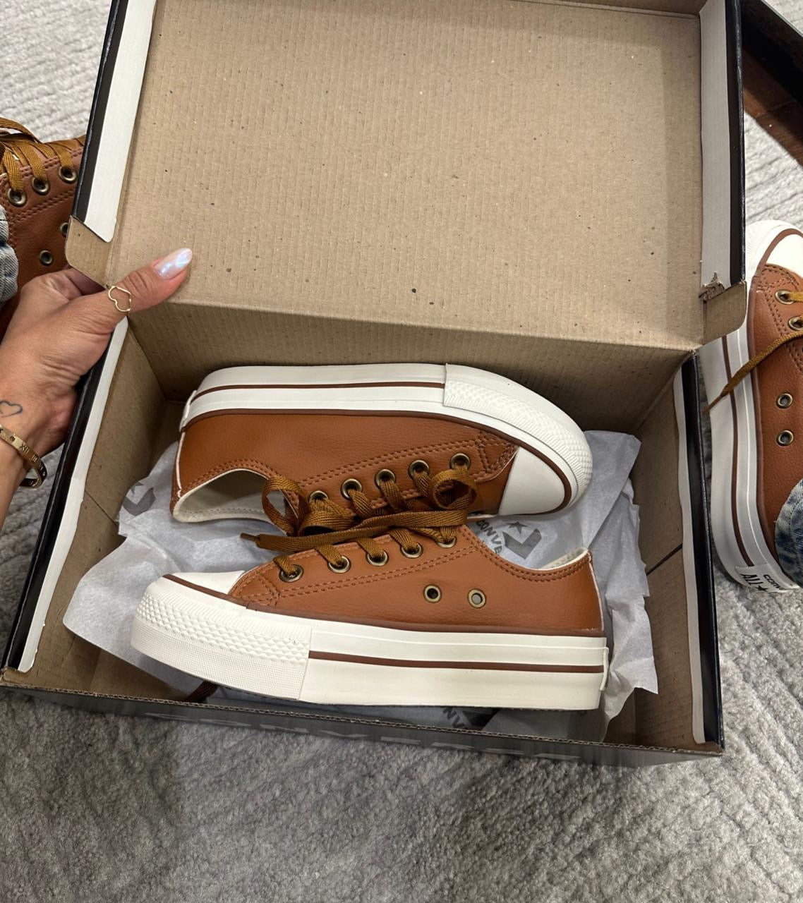 All Star Plataforma Prime Caramelo
