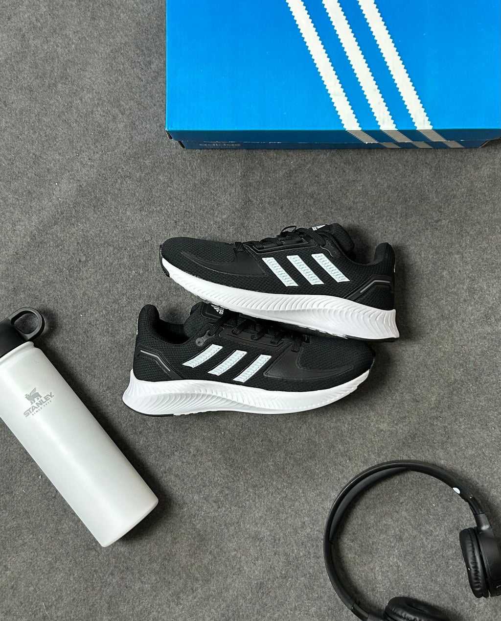 Adidas Run Falcon Preto/Branco