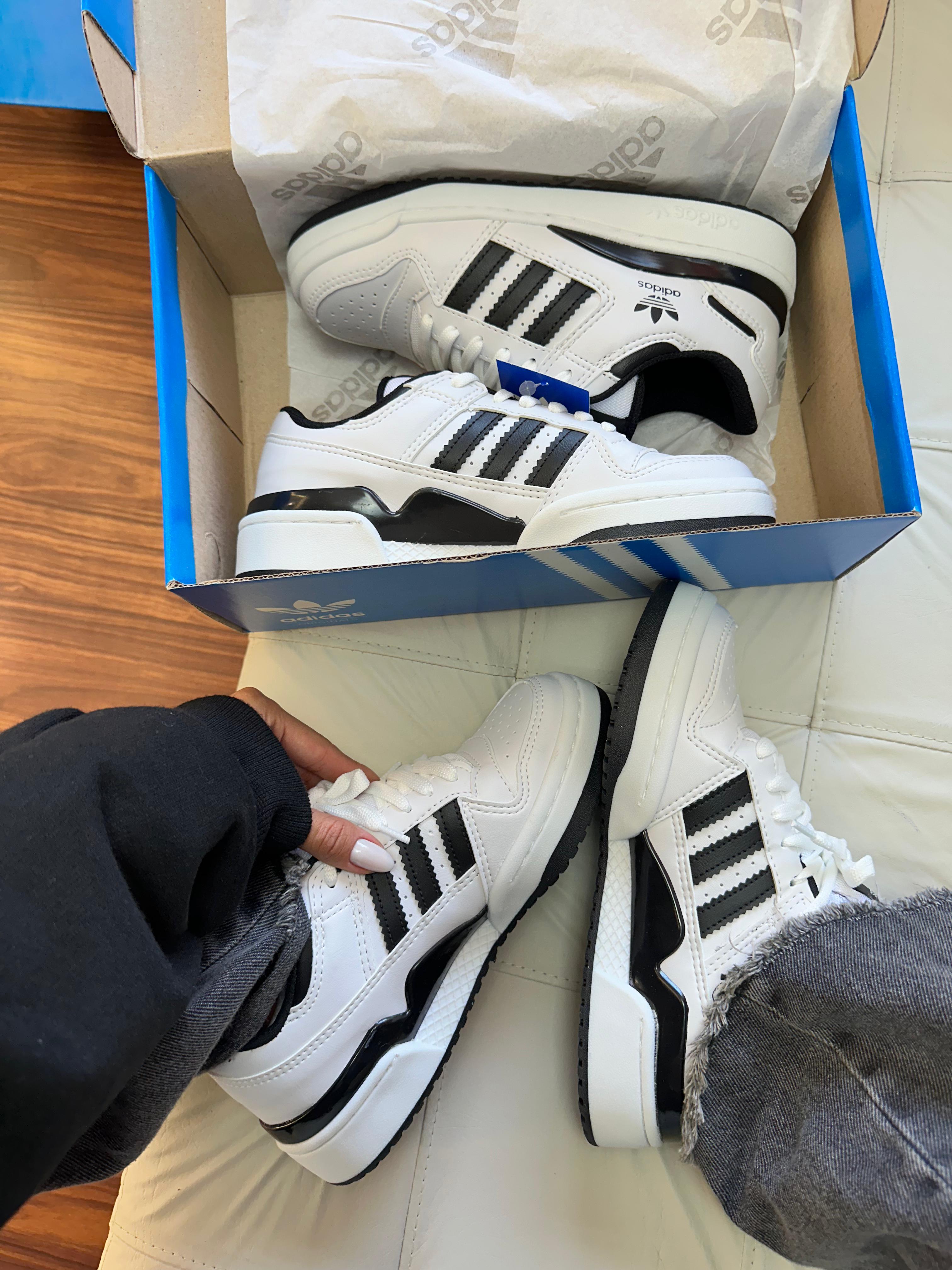 Adidas Fórum Branco/Preto