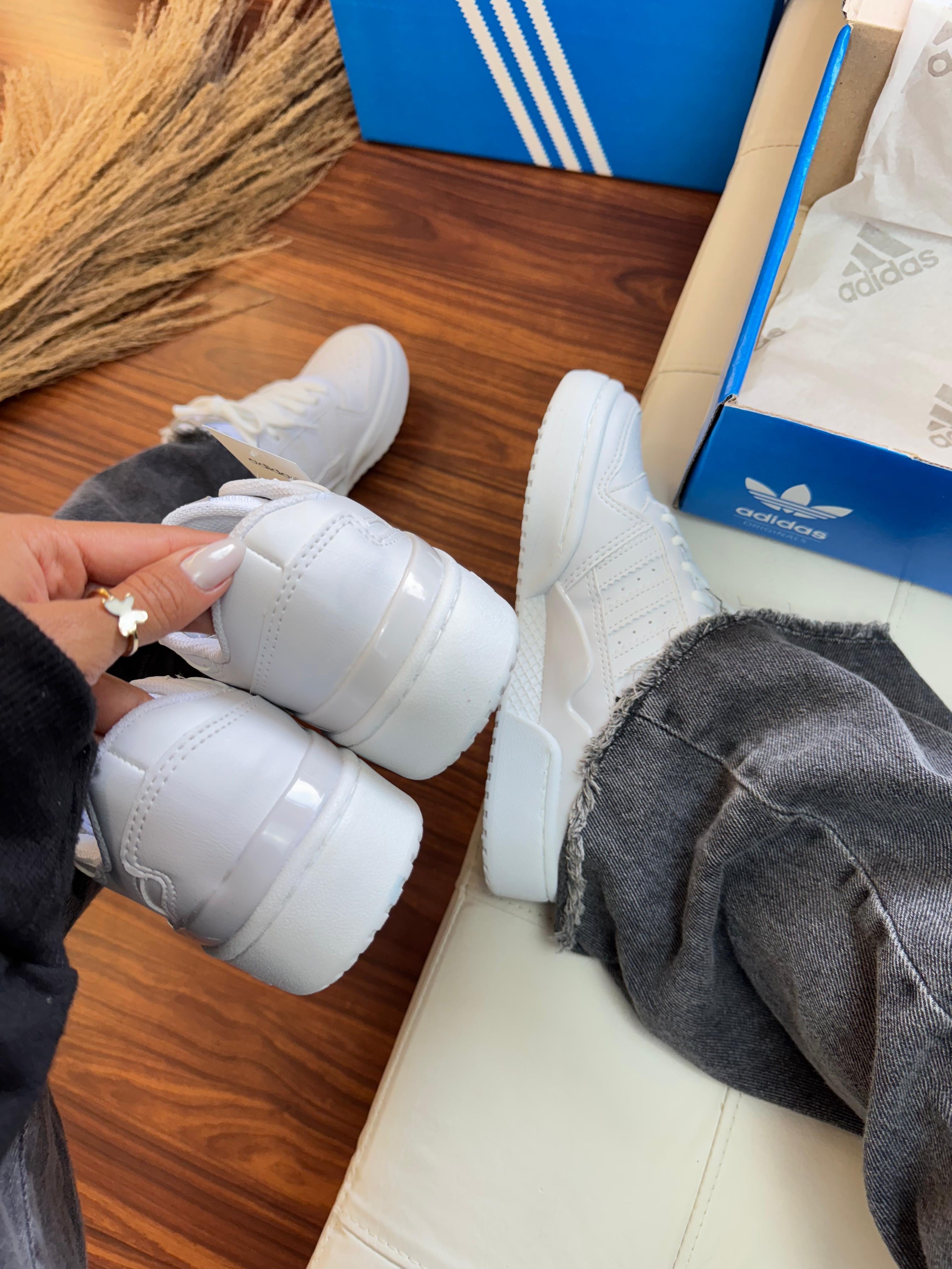 Adidas Fórum Branco/Branco