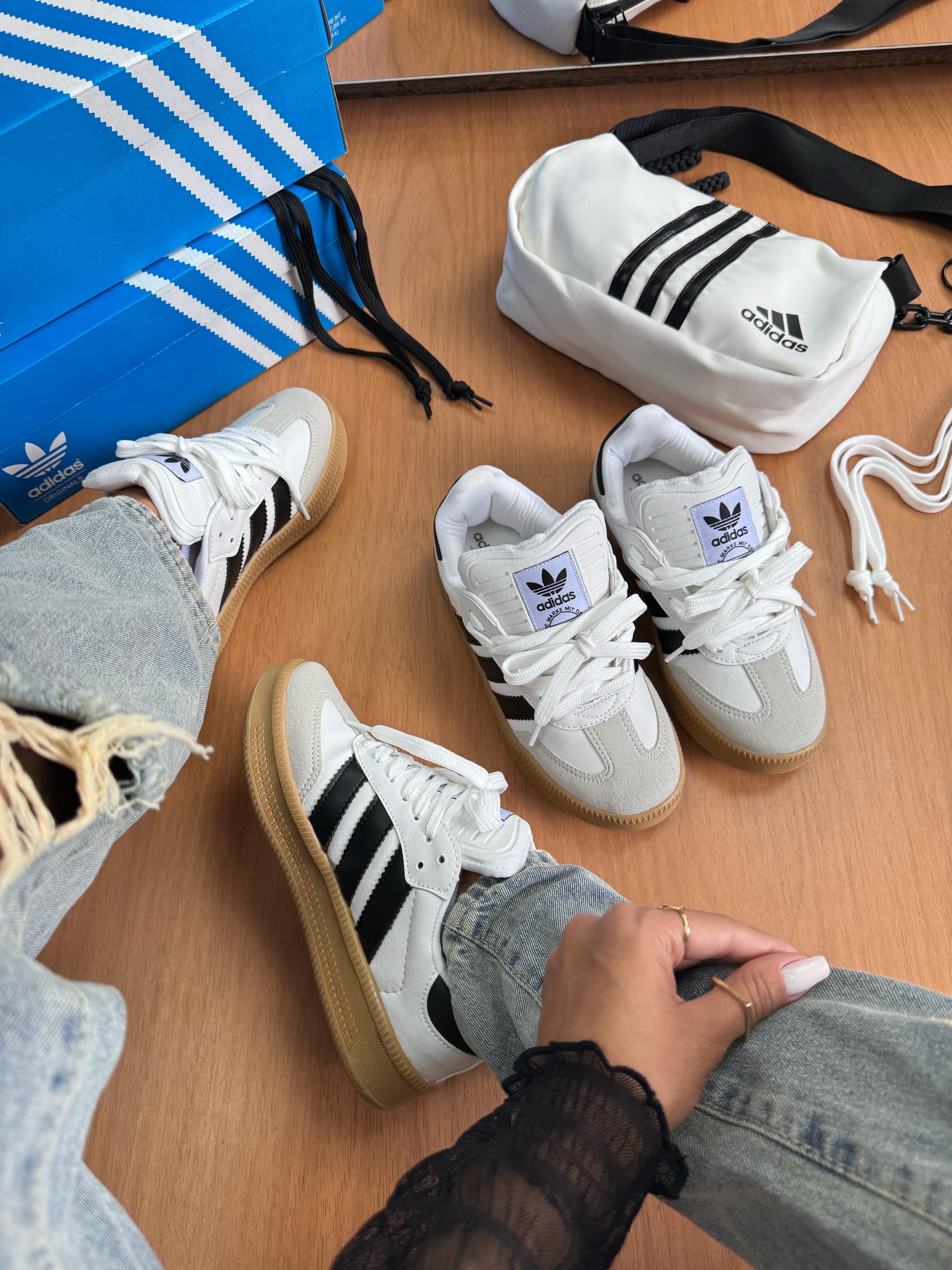 Adidas samba XLG Branco/Preto