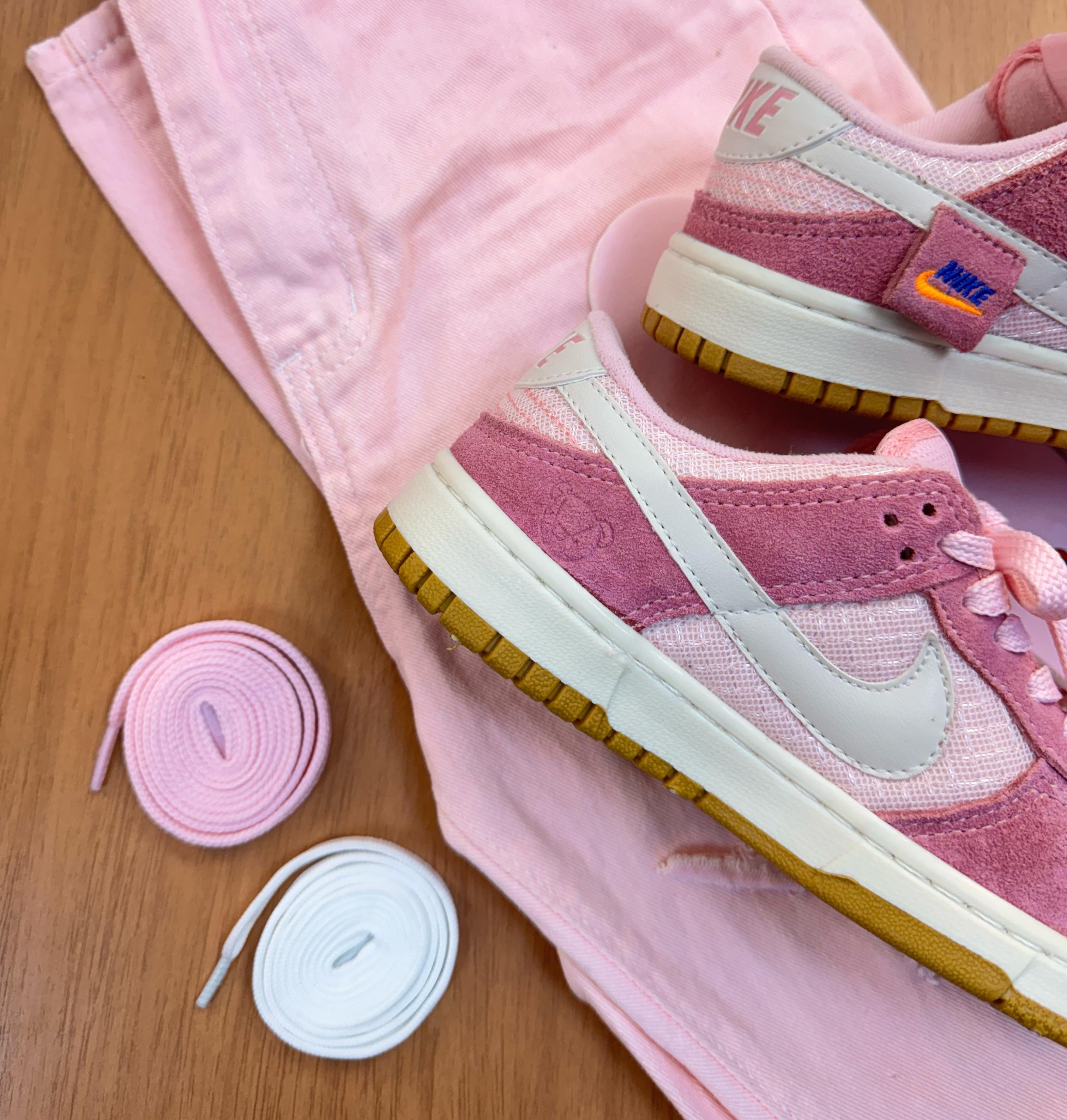 Dunk Teddy Bear Prime Couro Rosa