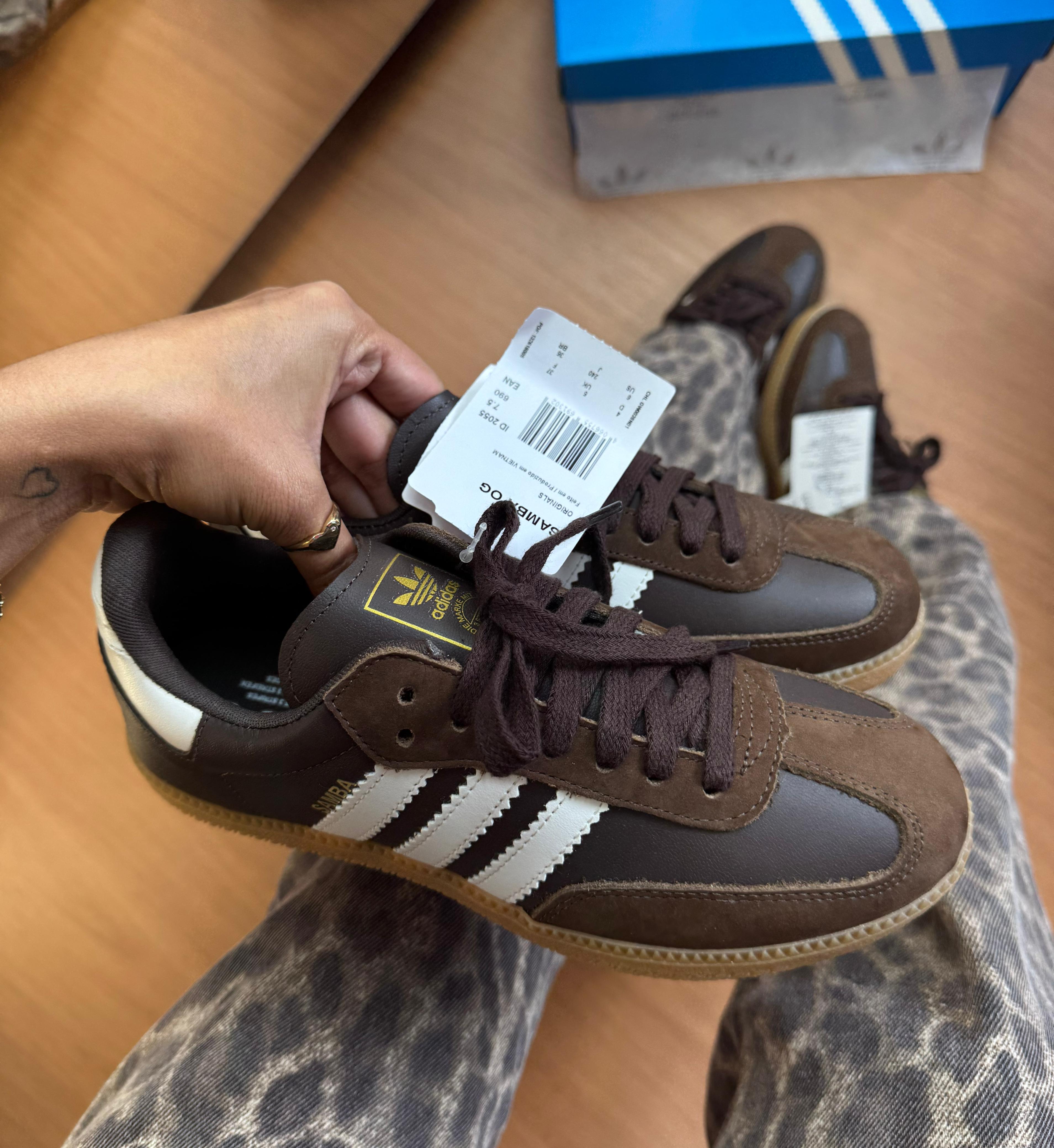Samba OG Couro Marrom