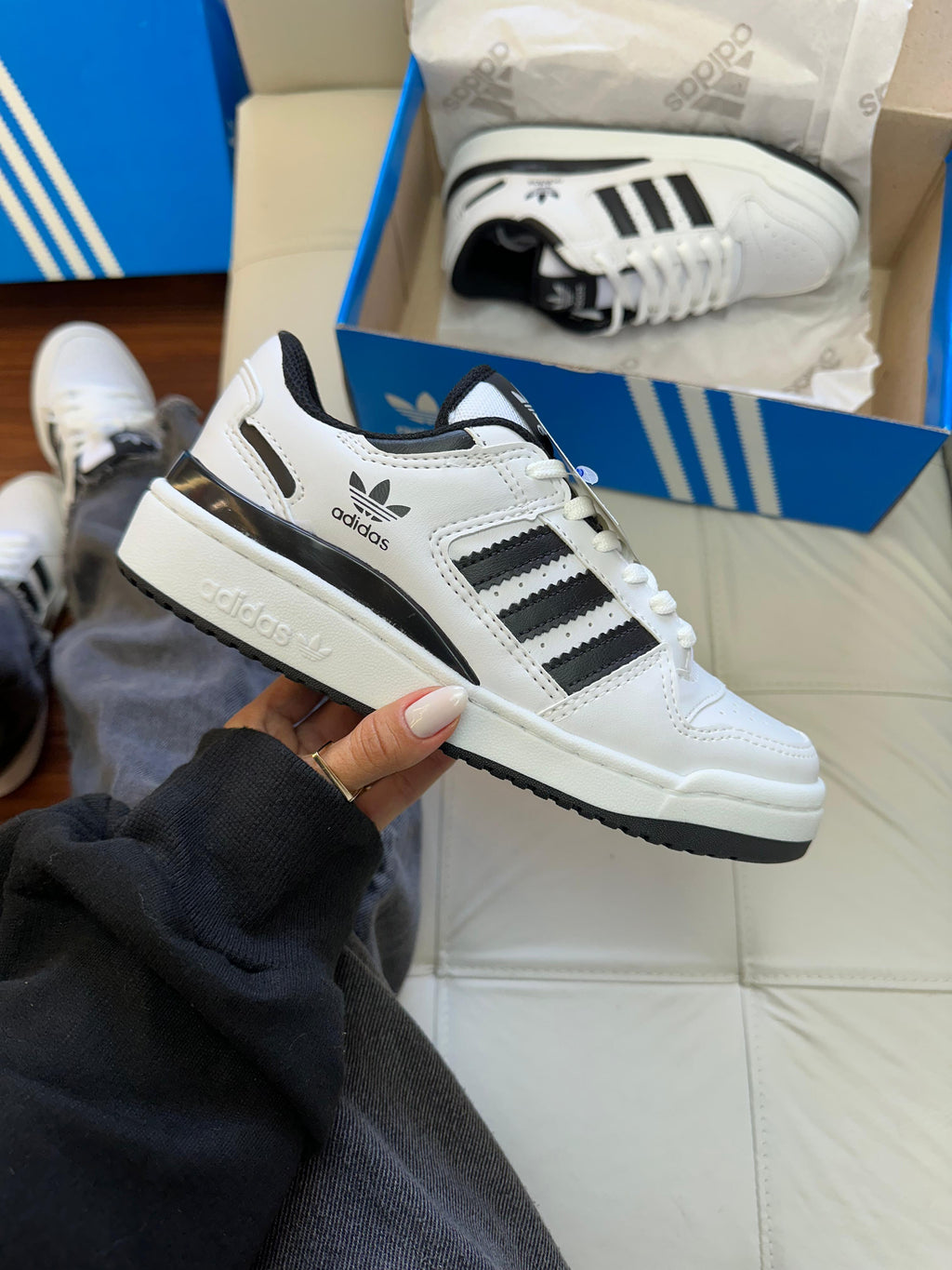 Adidas Fórum Branco/Preto