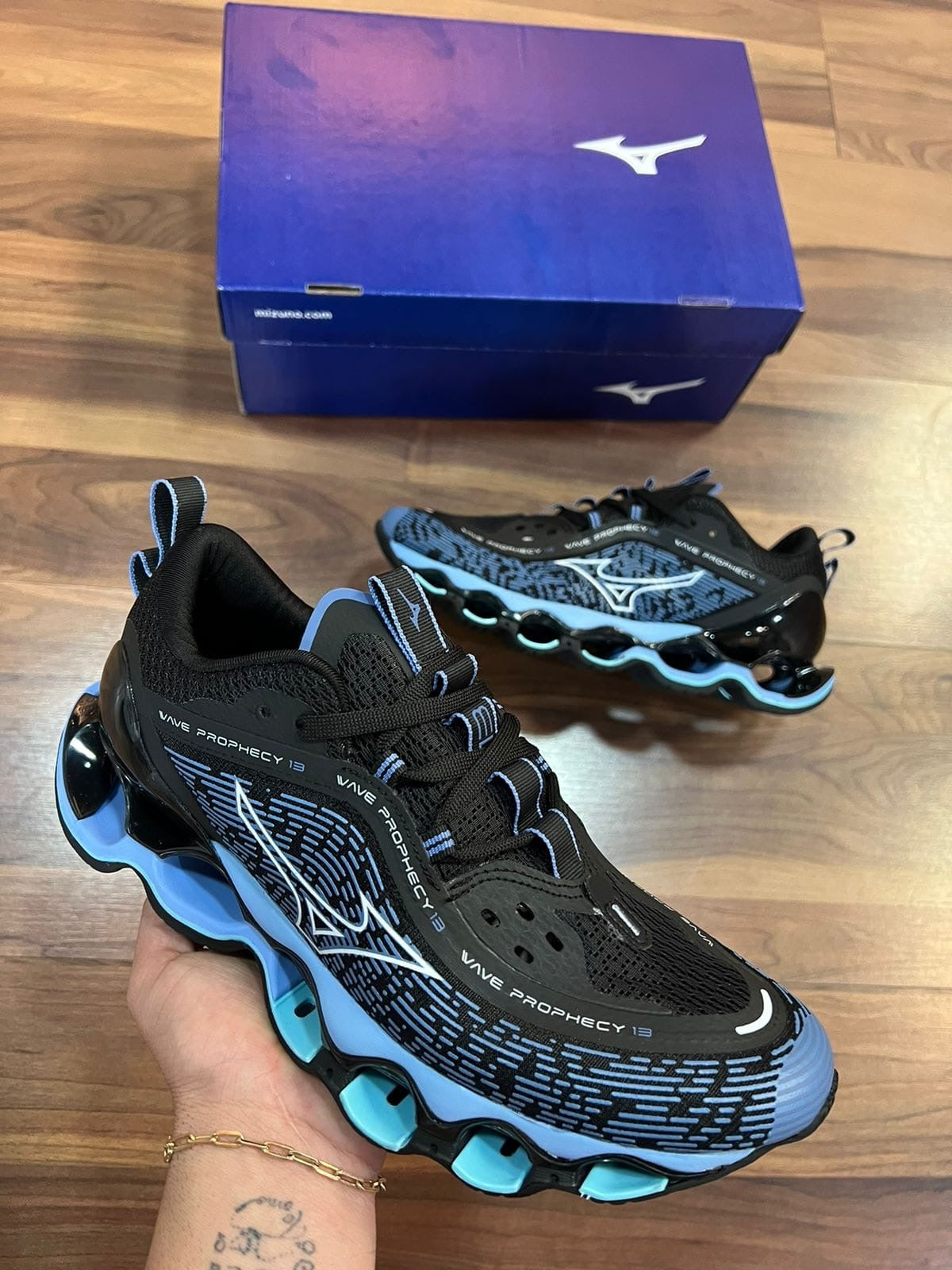 Mizuno Prophecy 13 Preto/azul
