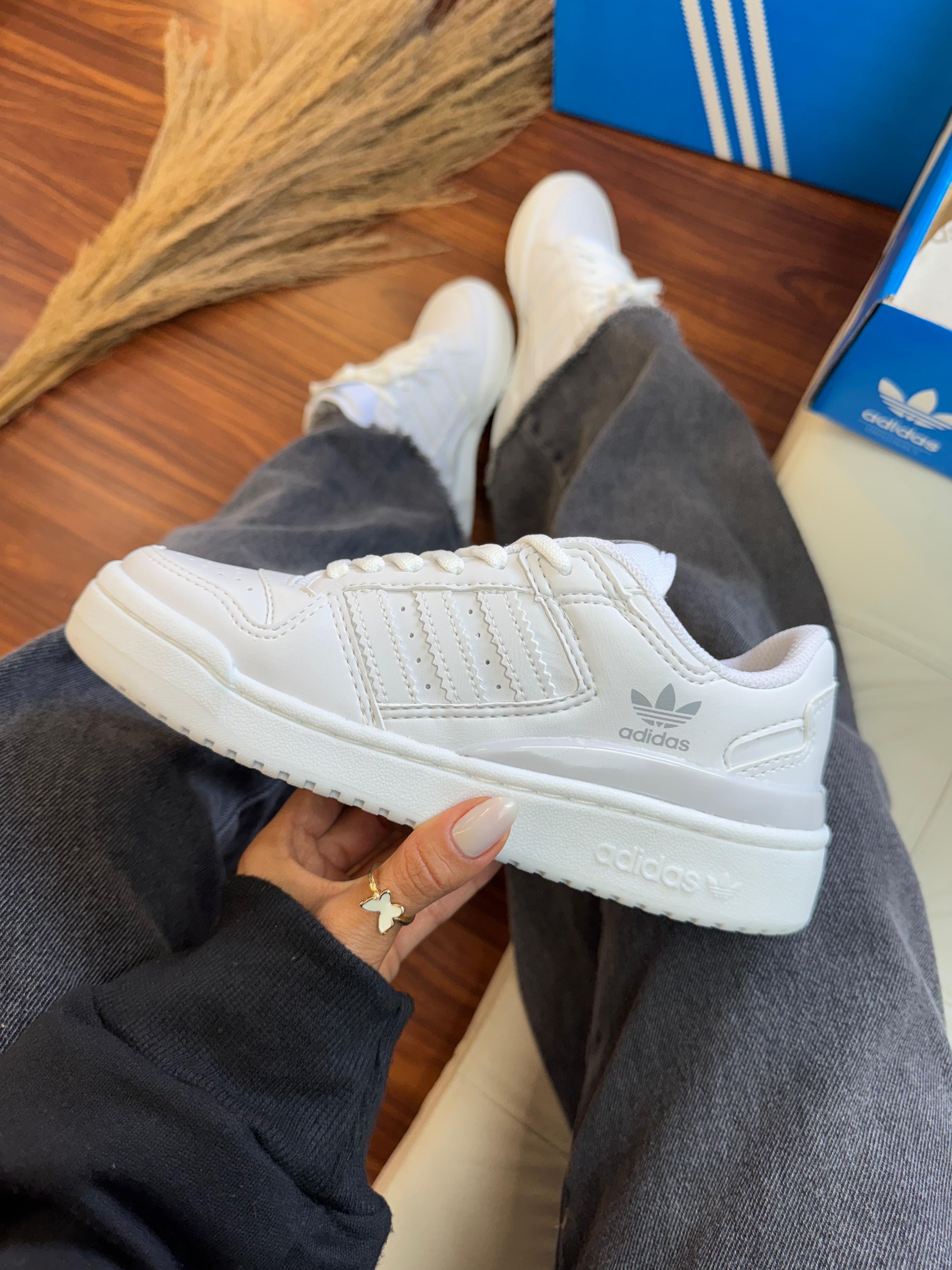 Adidas Fórum Branco/Branco