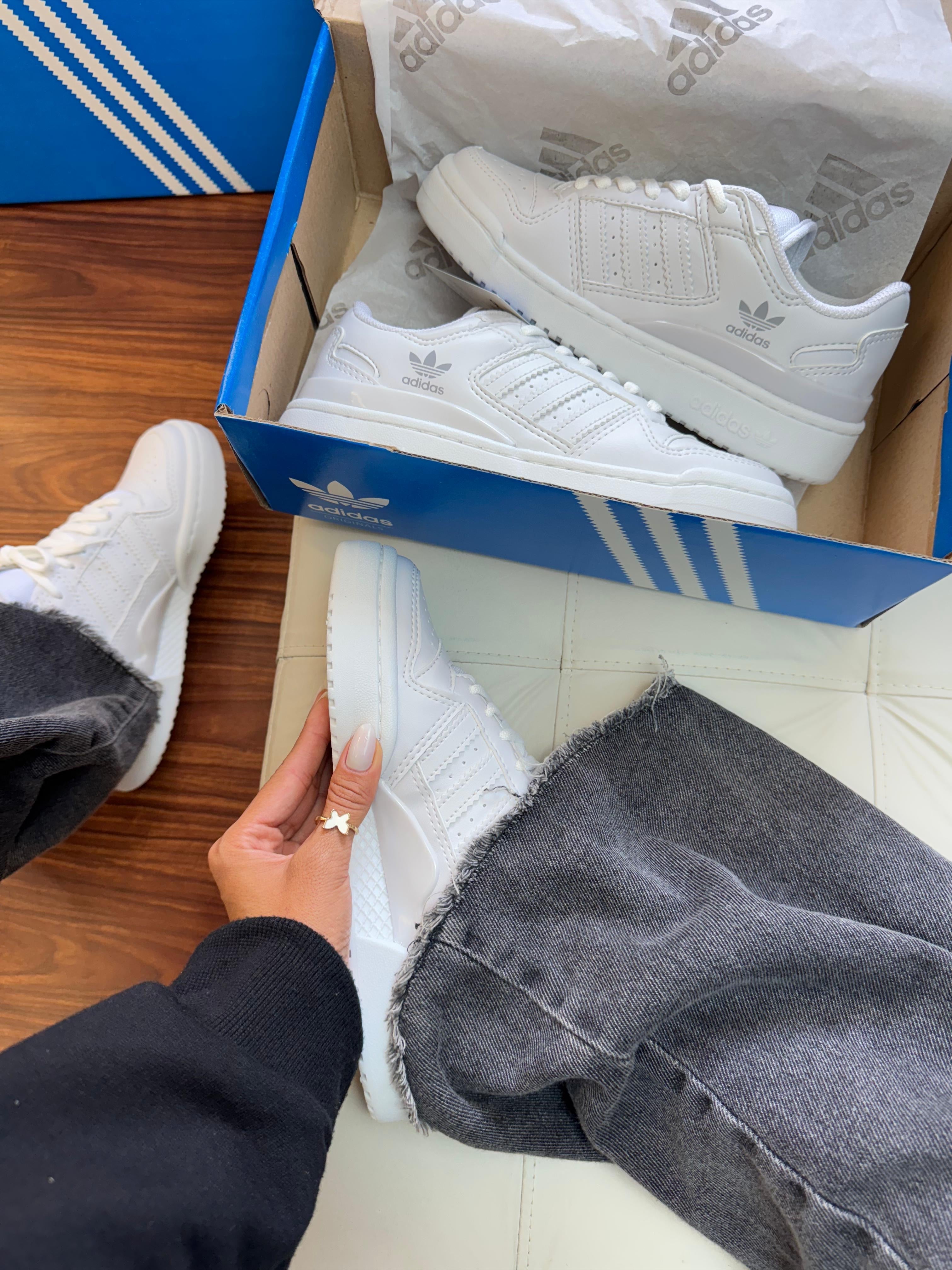 Adidas Fórum Branco/Branco