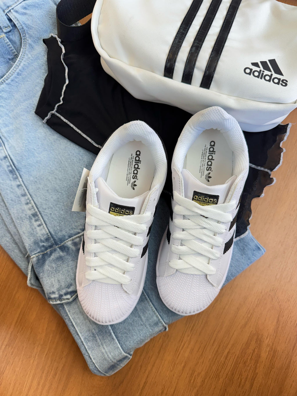 Super Star Prime Branco/Preto