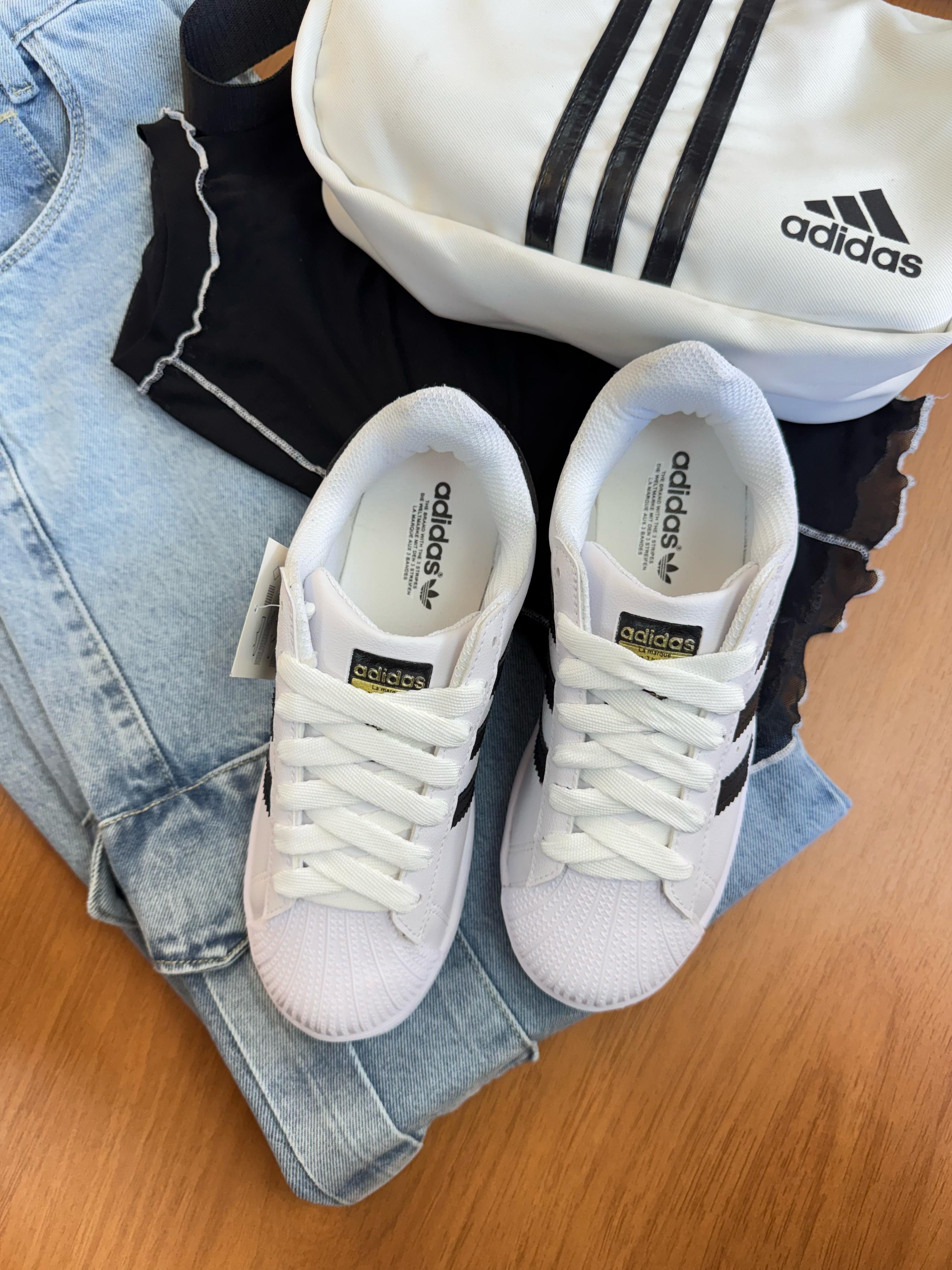 Super Star Prime Branco/Preto