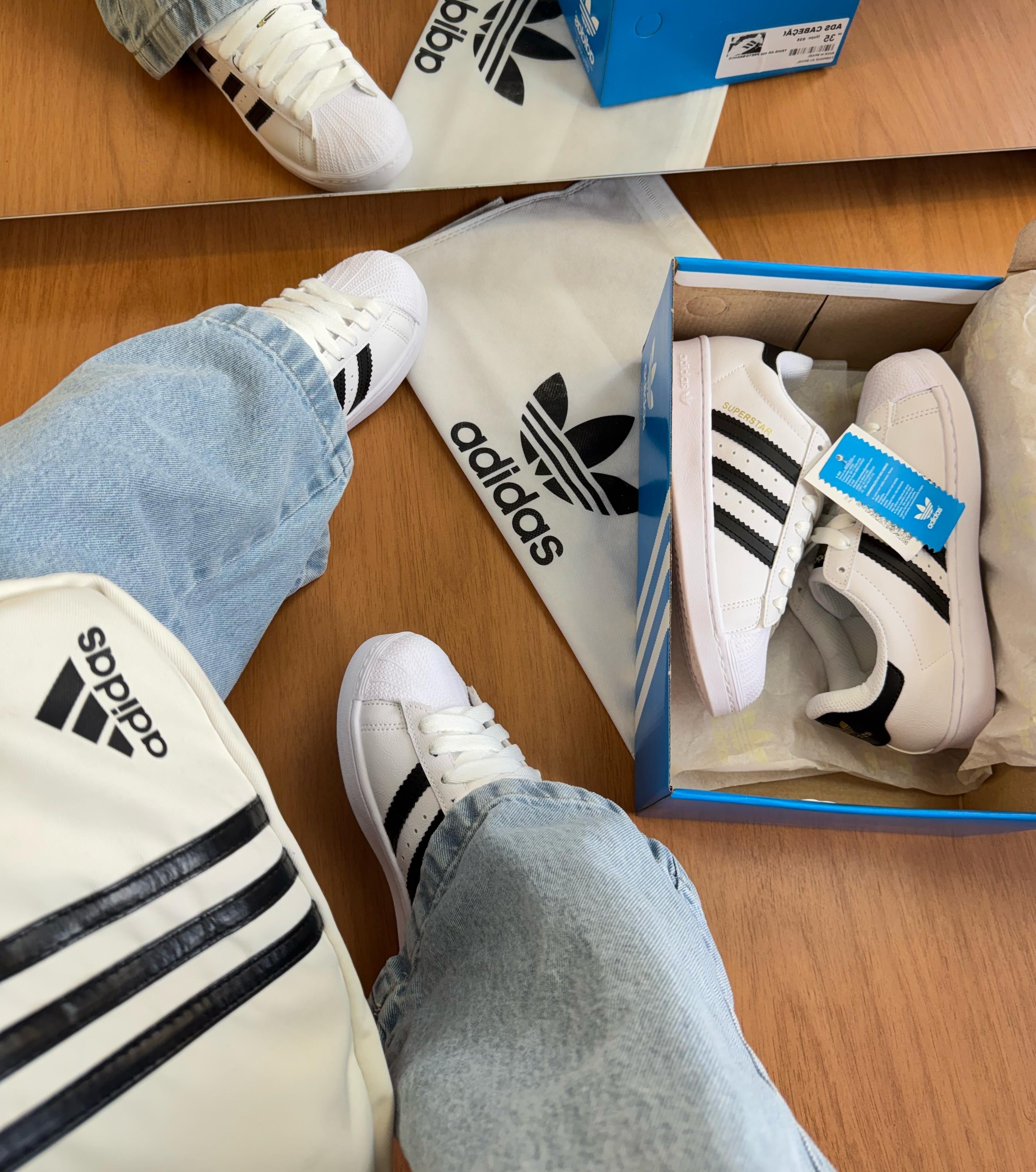 Super Star Prime Branco/Preto