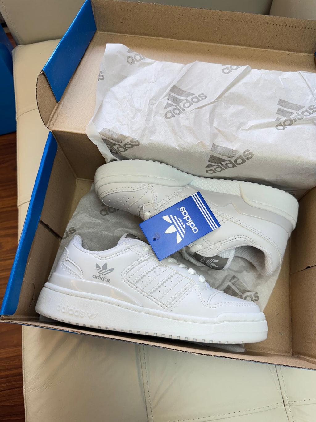 Adidas Fórum Branco/Branco