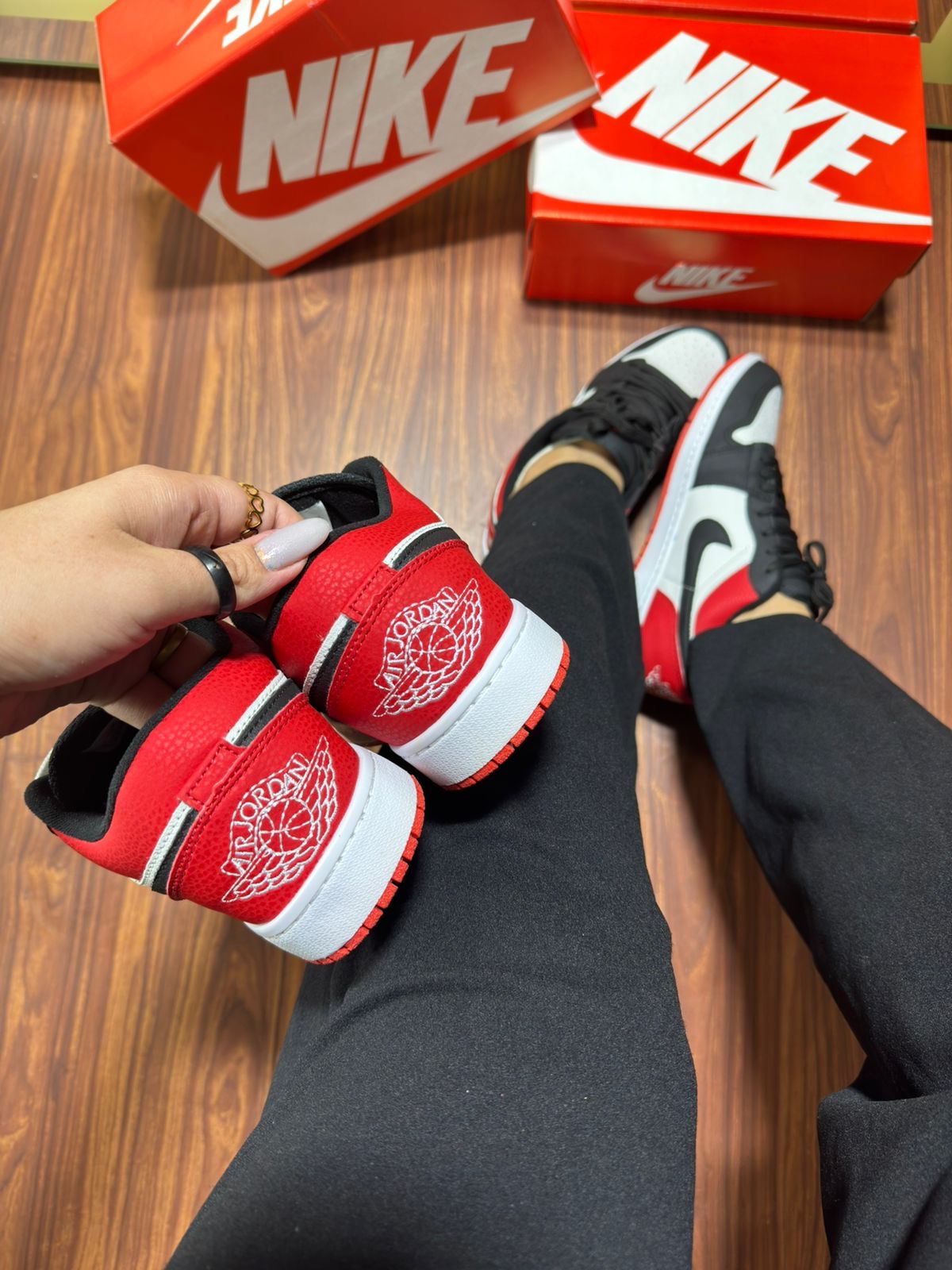Jordan Low Red Black
