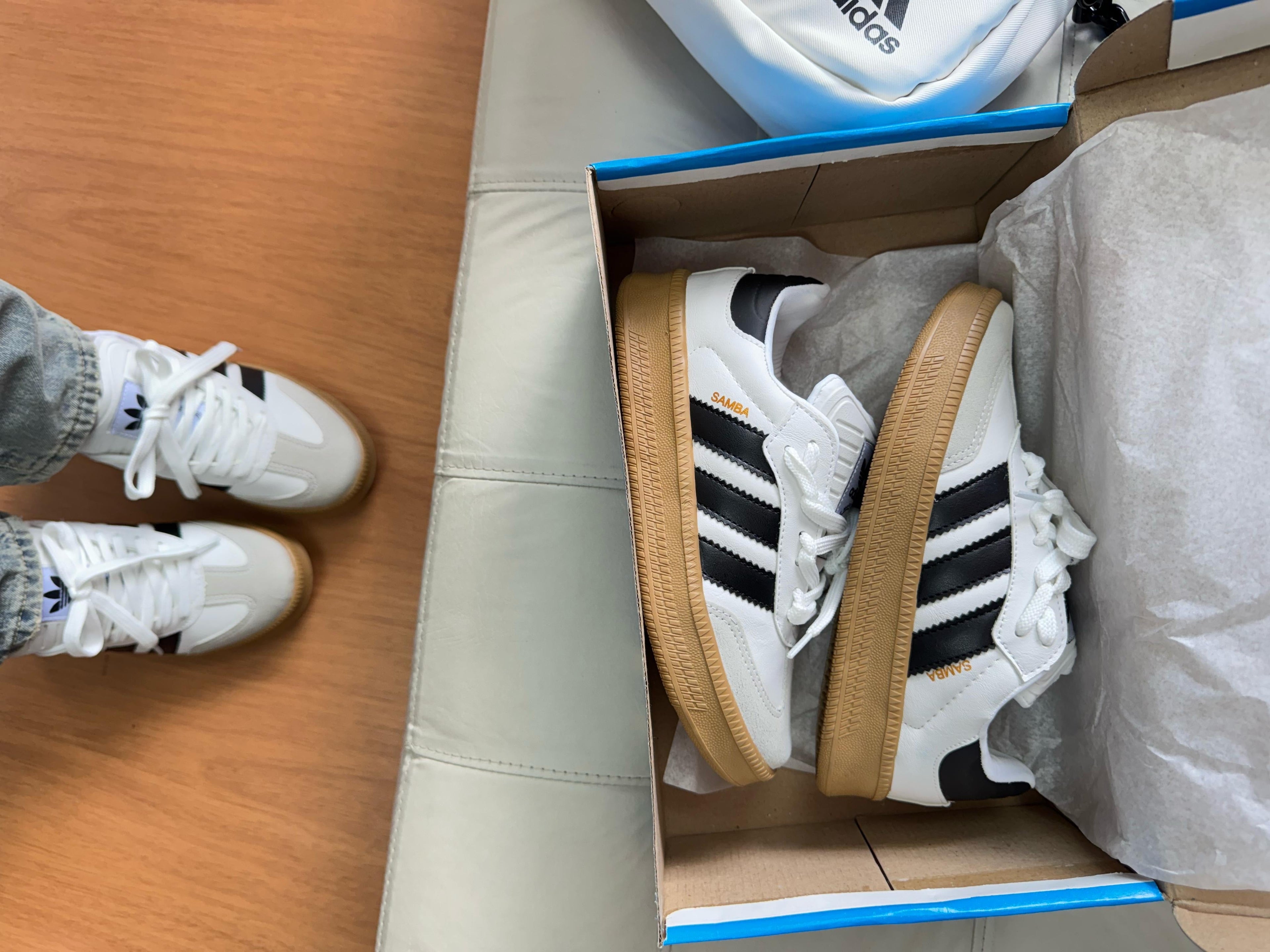 Adidas samba XLG Branco/Preto