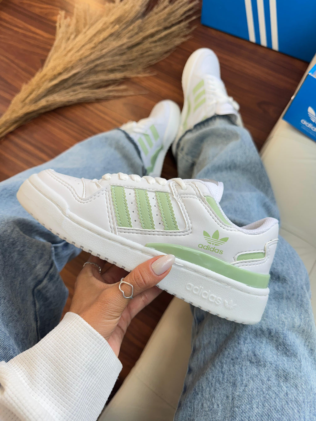 Adidas Fórum Branco/Verde