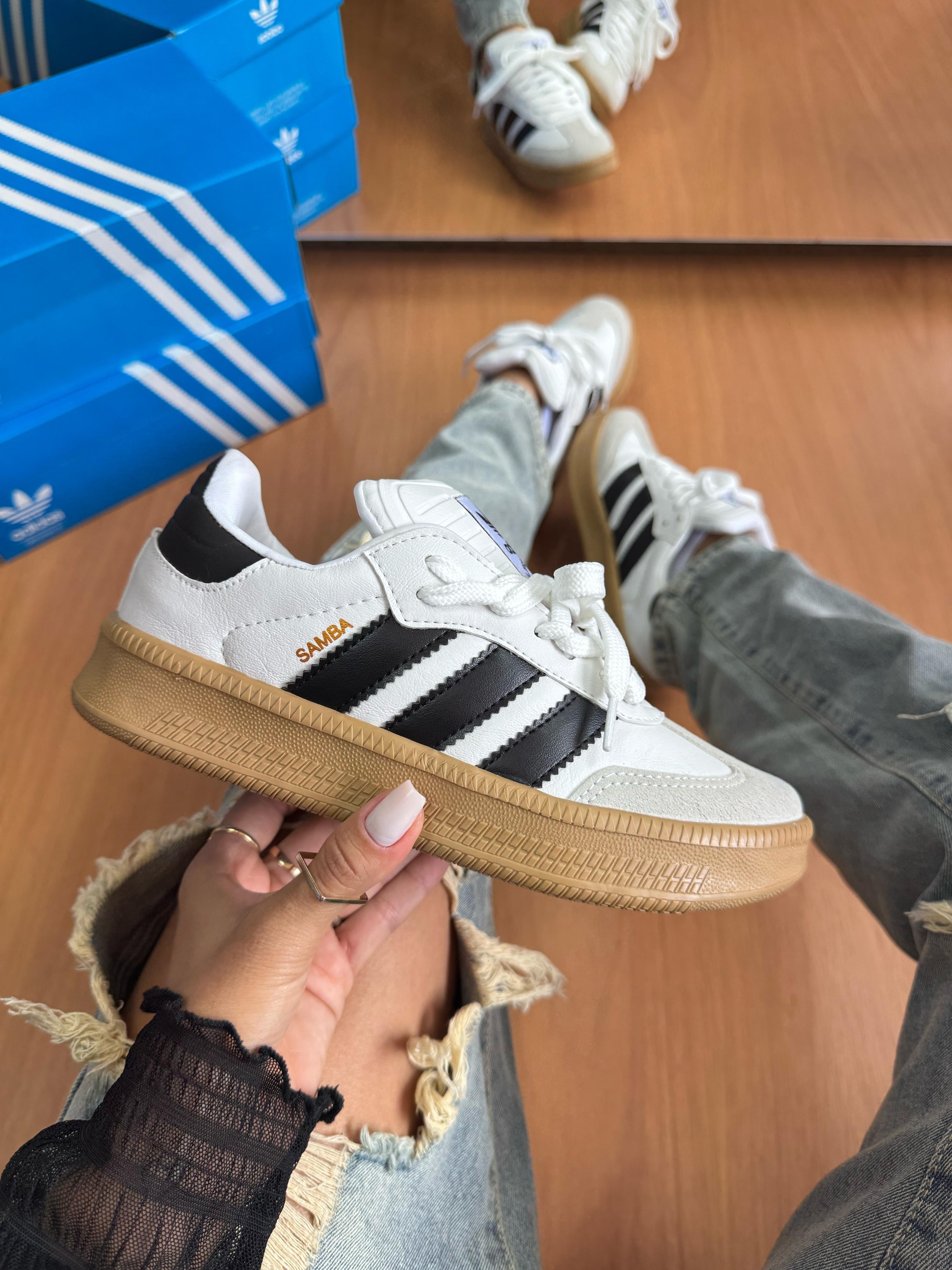 Adidas samba XLG Branco/Preto