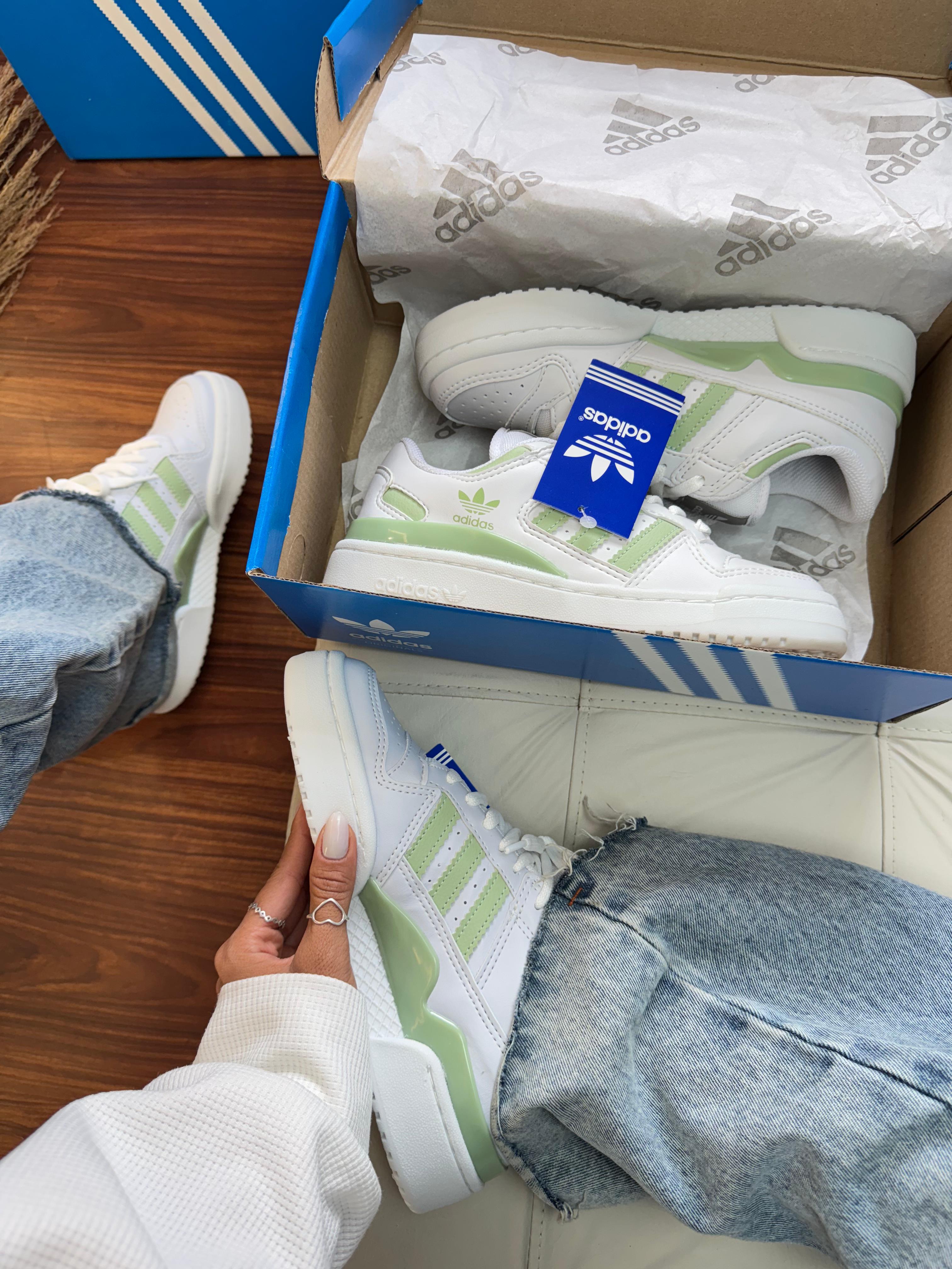 Adidas Fórum Branco/Verde