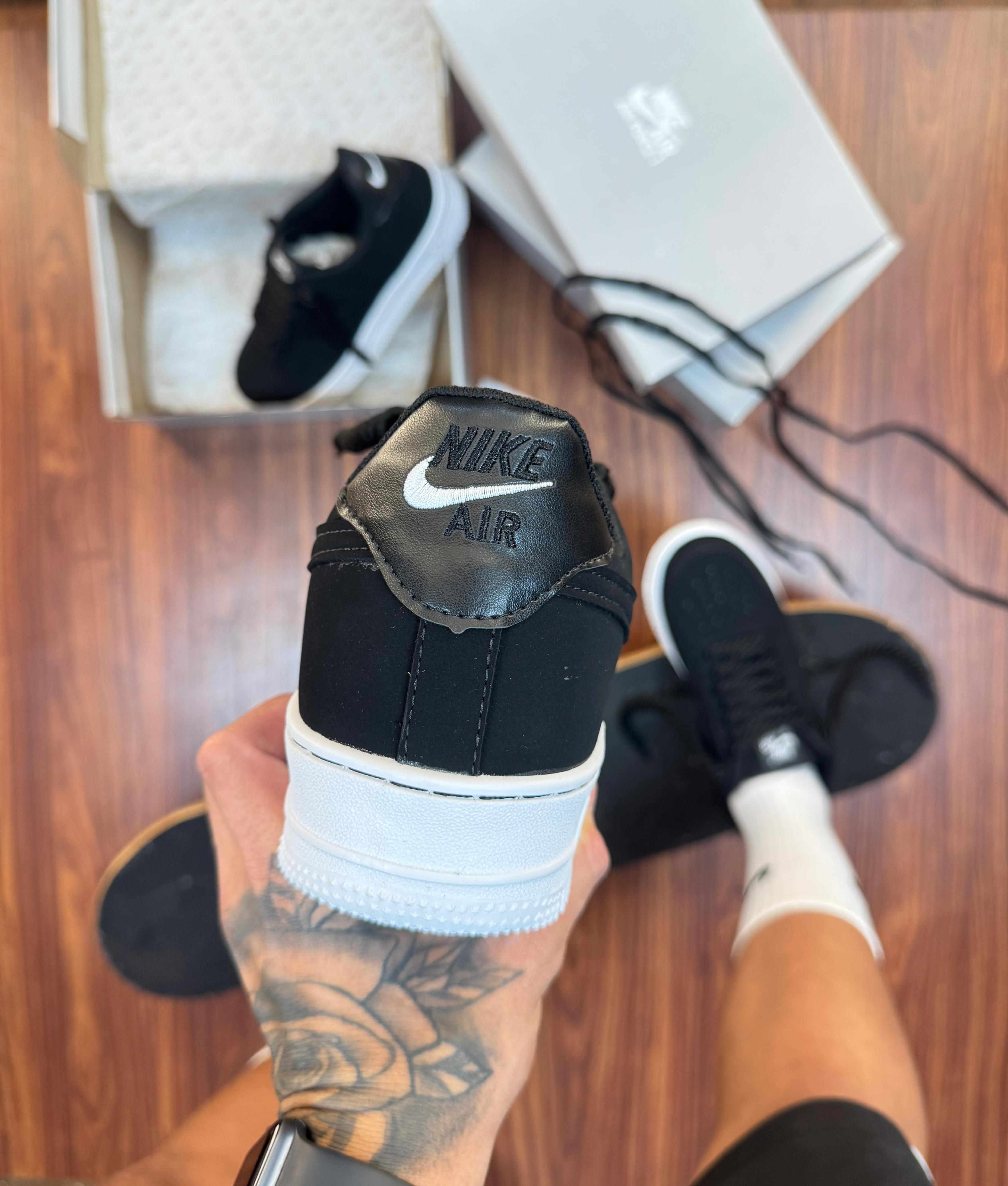 Air Force F1 Nobuk Preto