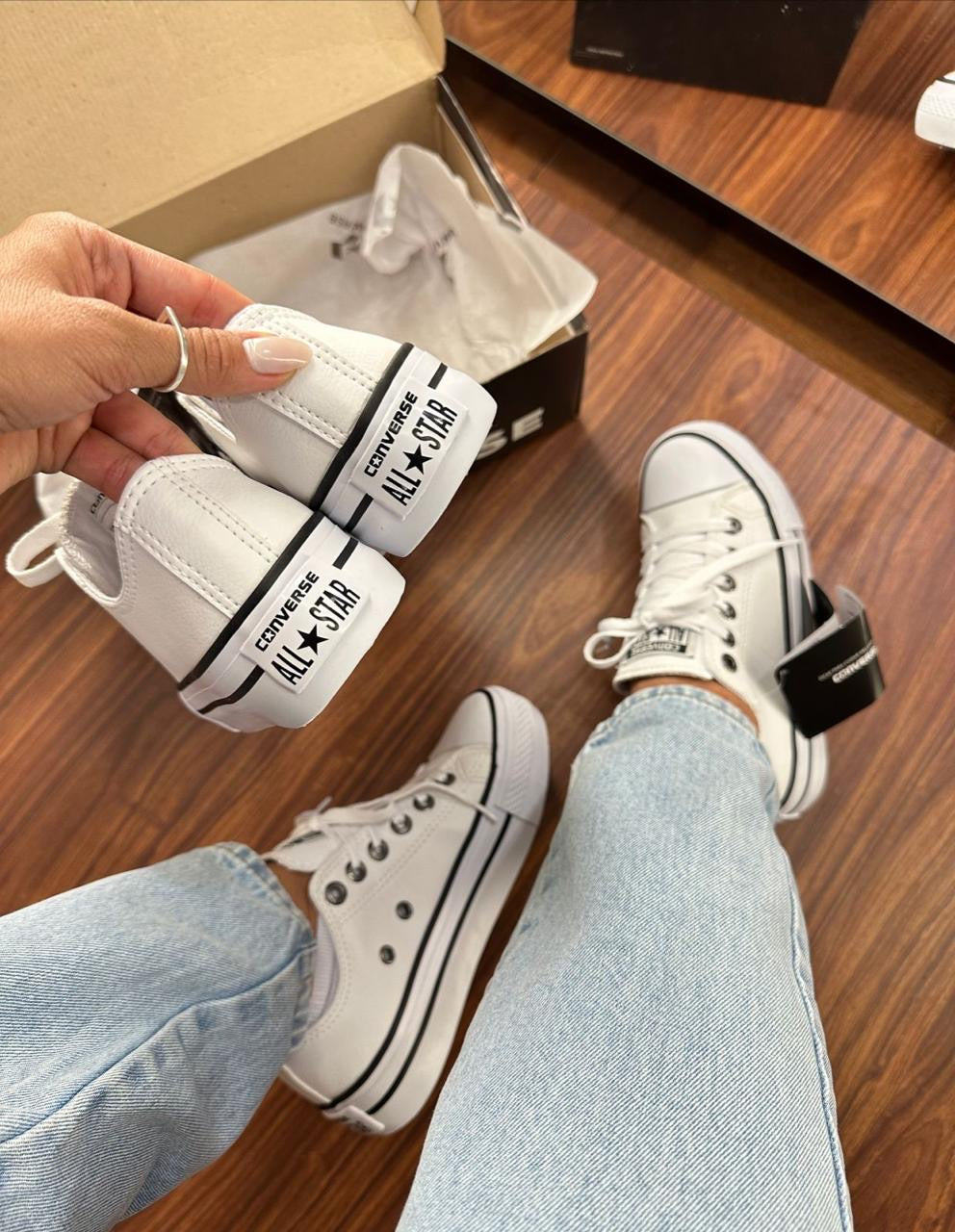 All Star Plataforma Prime Branco