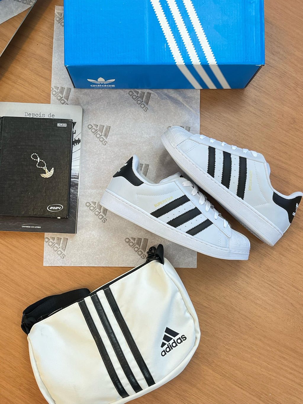 SuperStar Branco/Preto