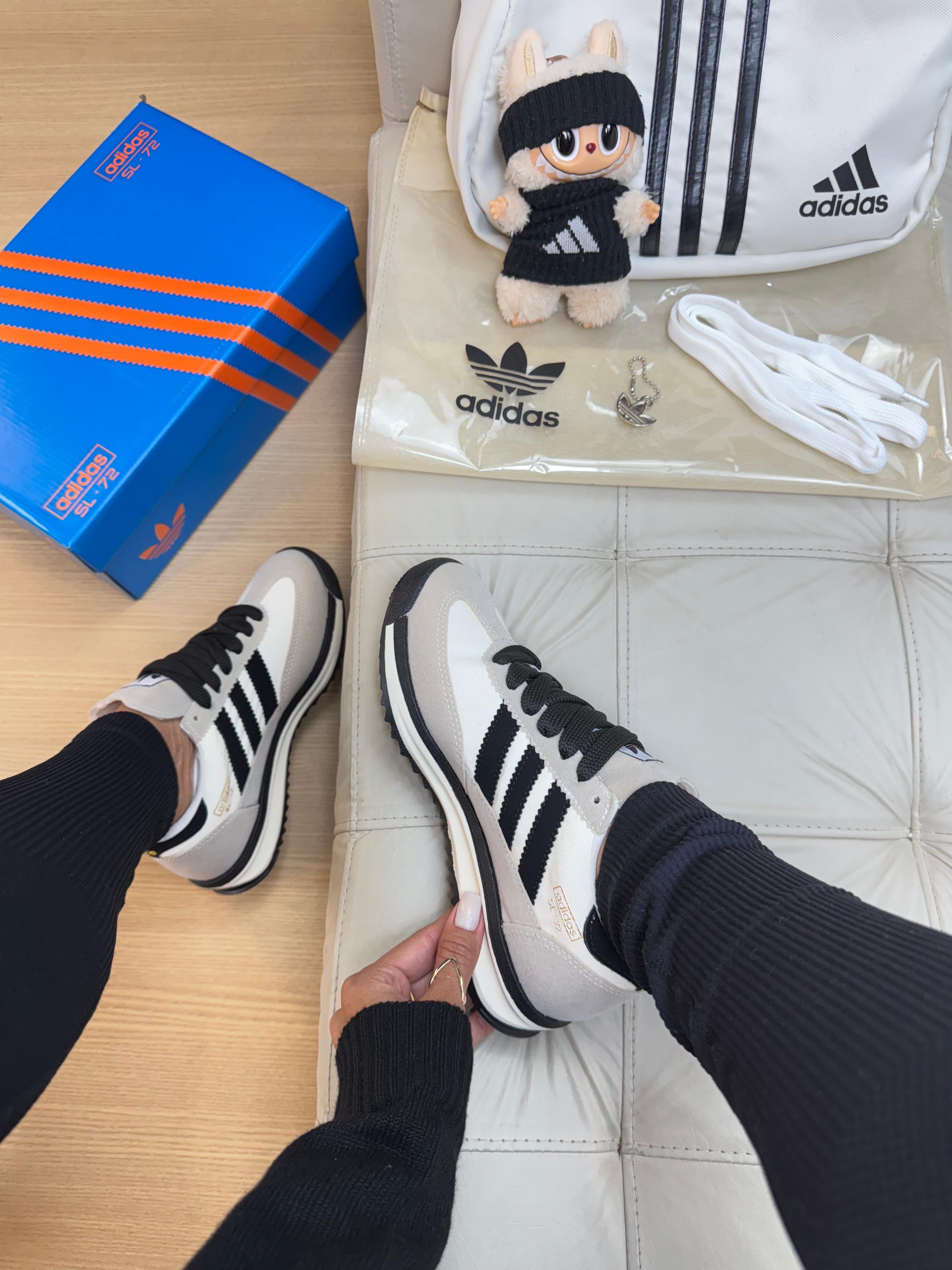 Adidas SL72 Branco/Preto