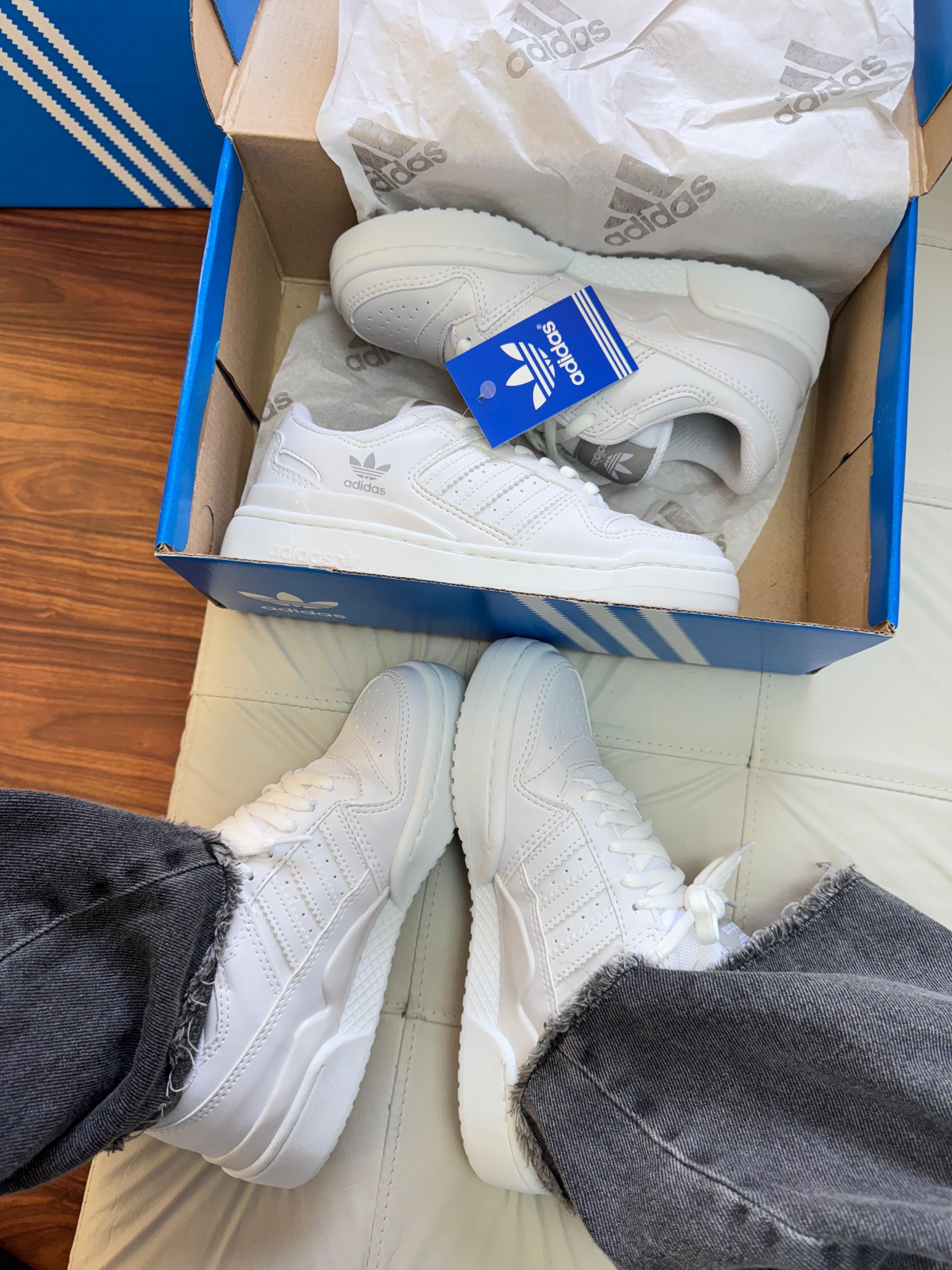 Adidas Fórum Branco/Branco