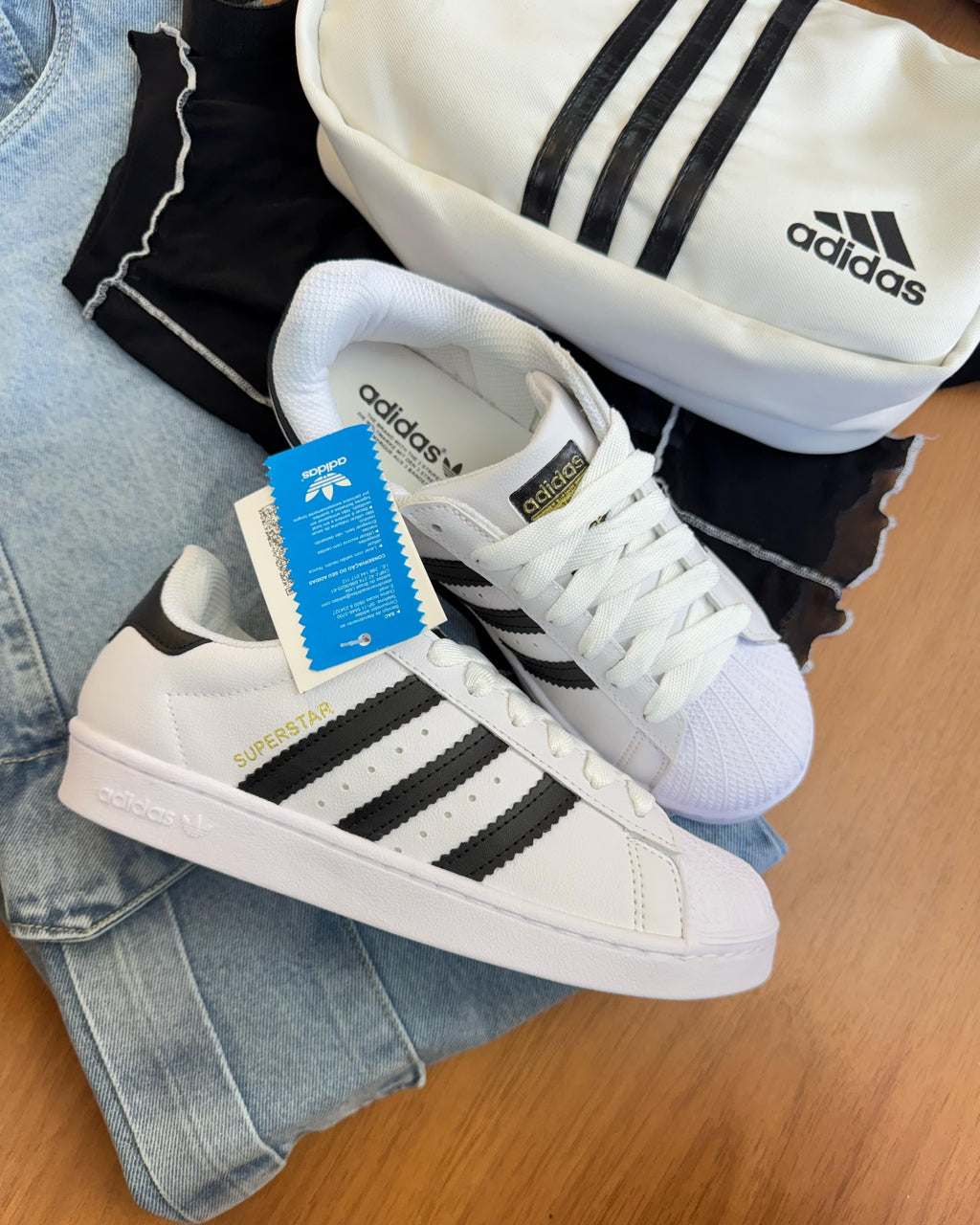 Super Star Prime Branco/Preto