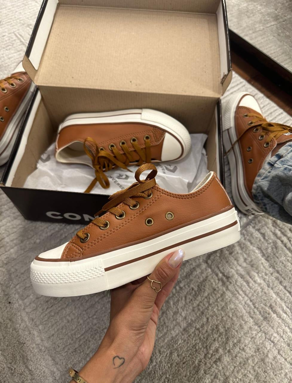 All Star Plataforma Prime Caramelo