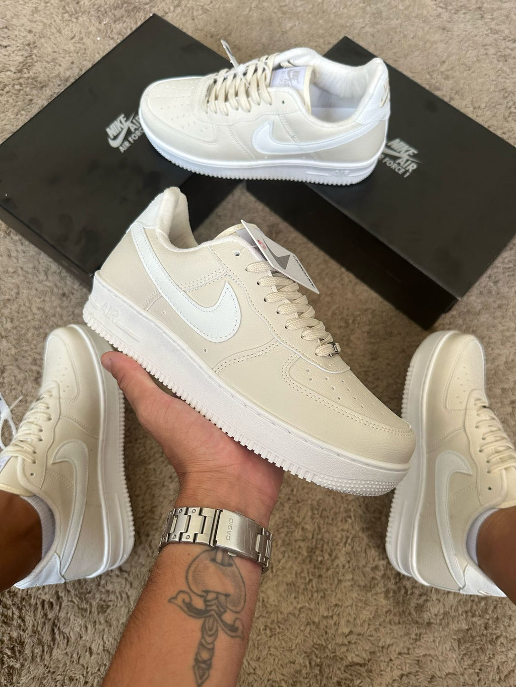 Nike Air Force Branco/Creme
