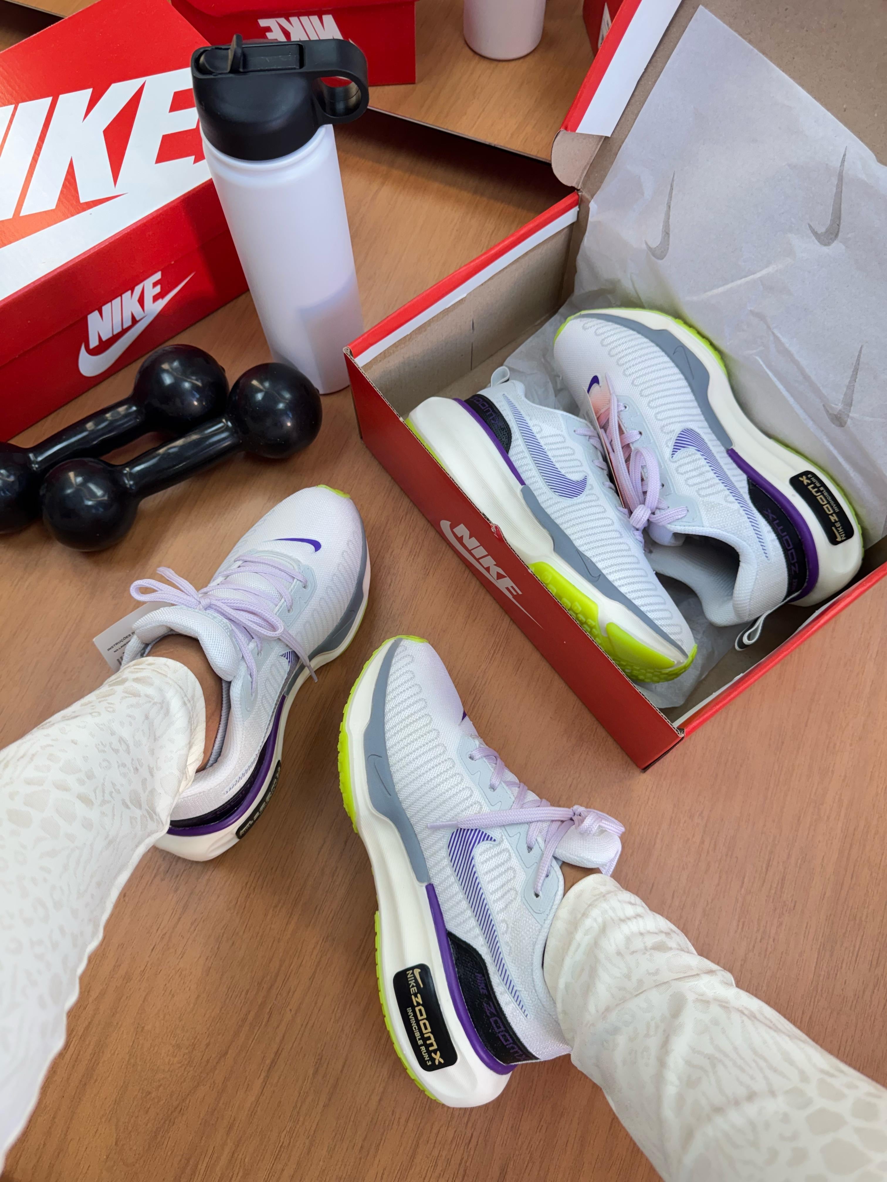 Invencible Run 3 Branco/Roxo