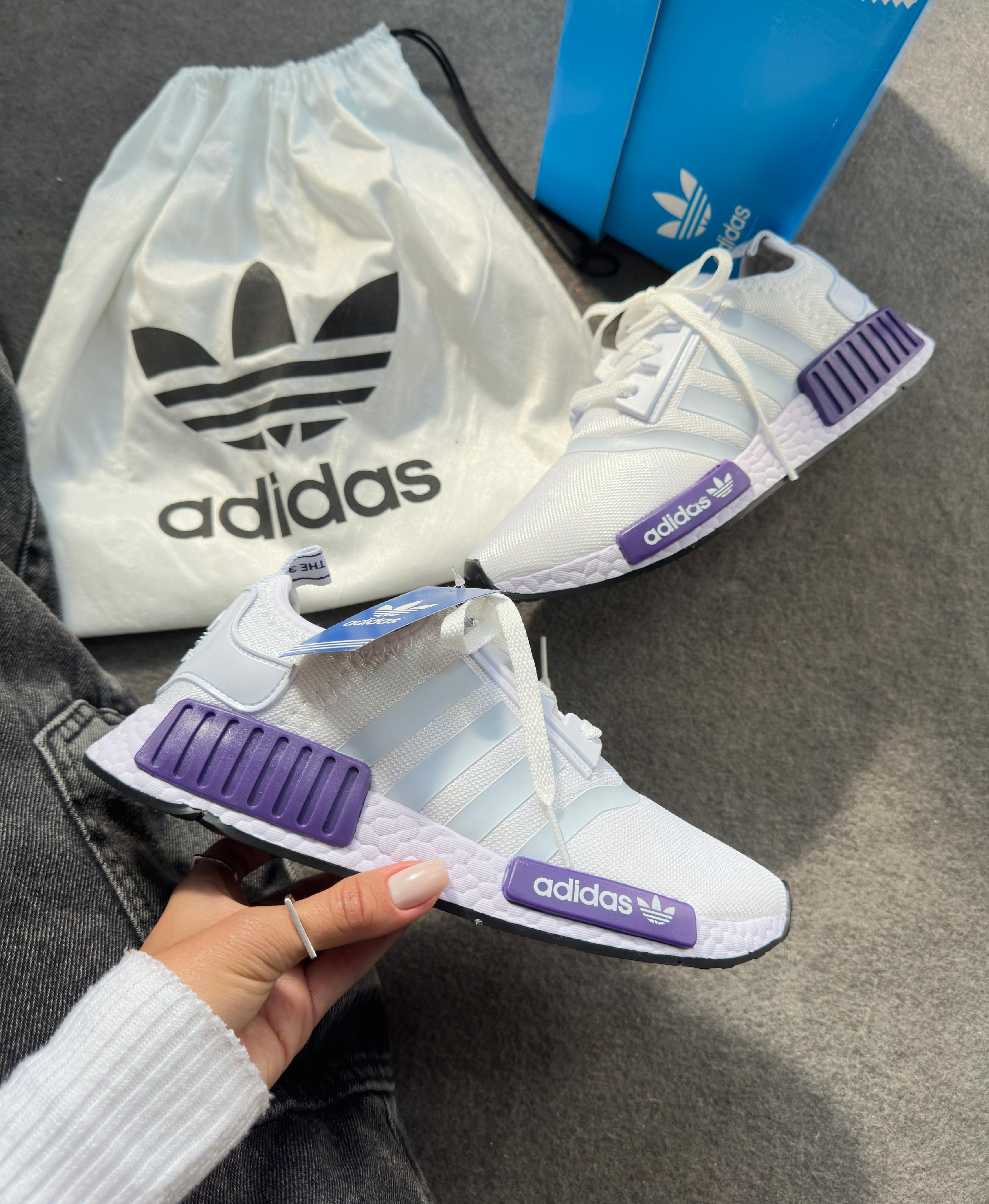 Adidas NMD  Branco/Roxo