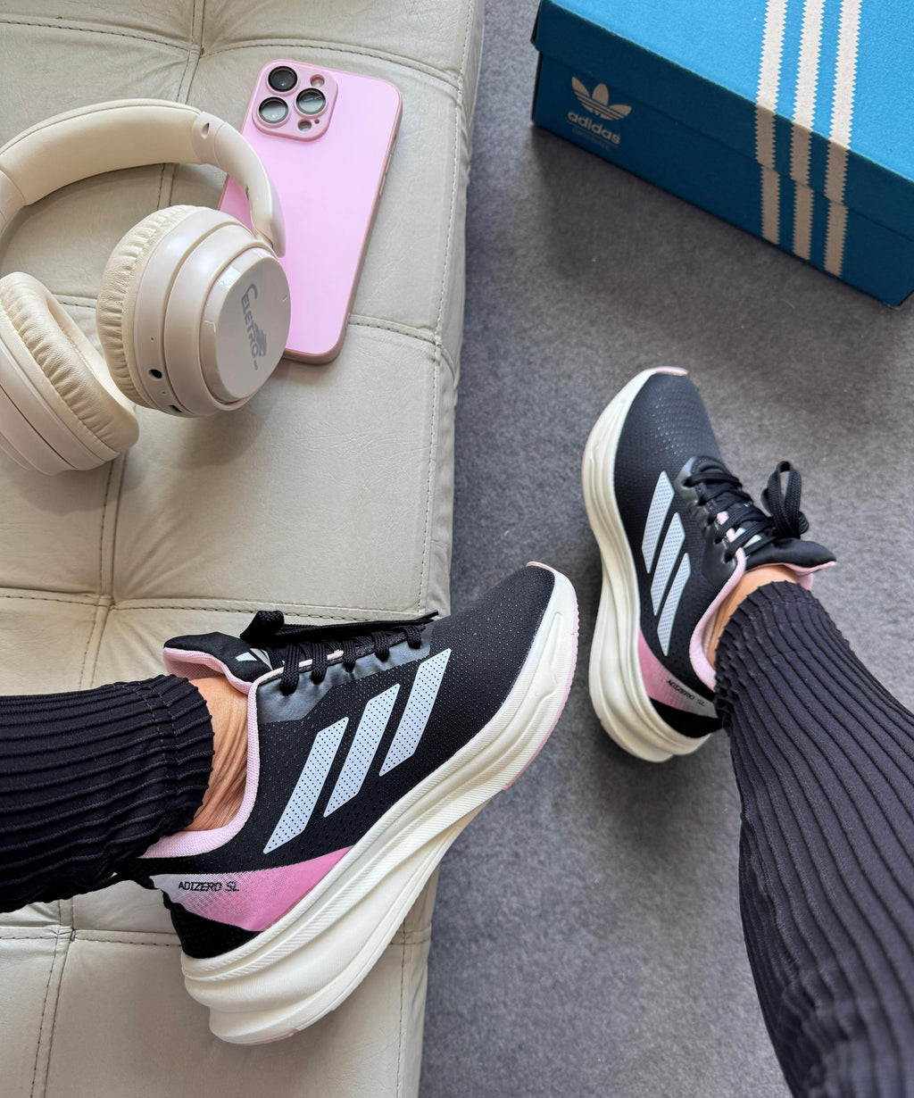 Adidas Adzero SL Preto/Rose