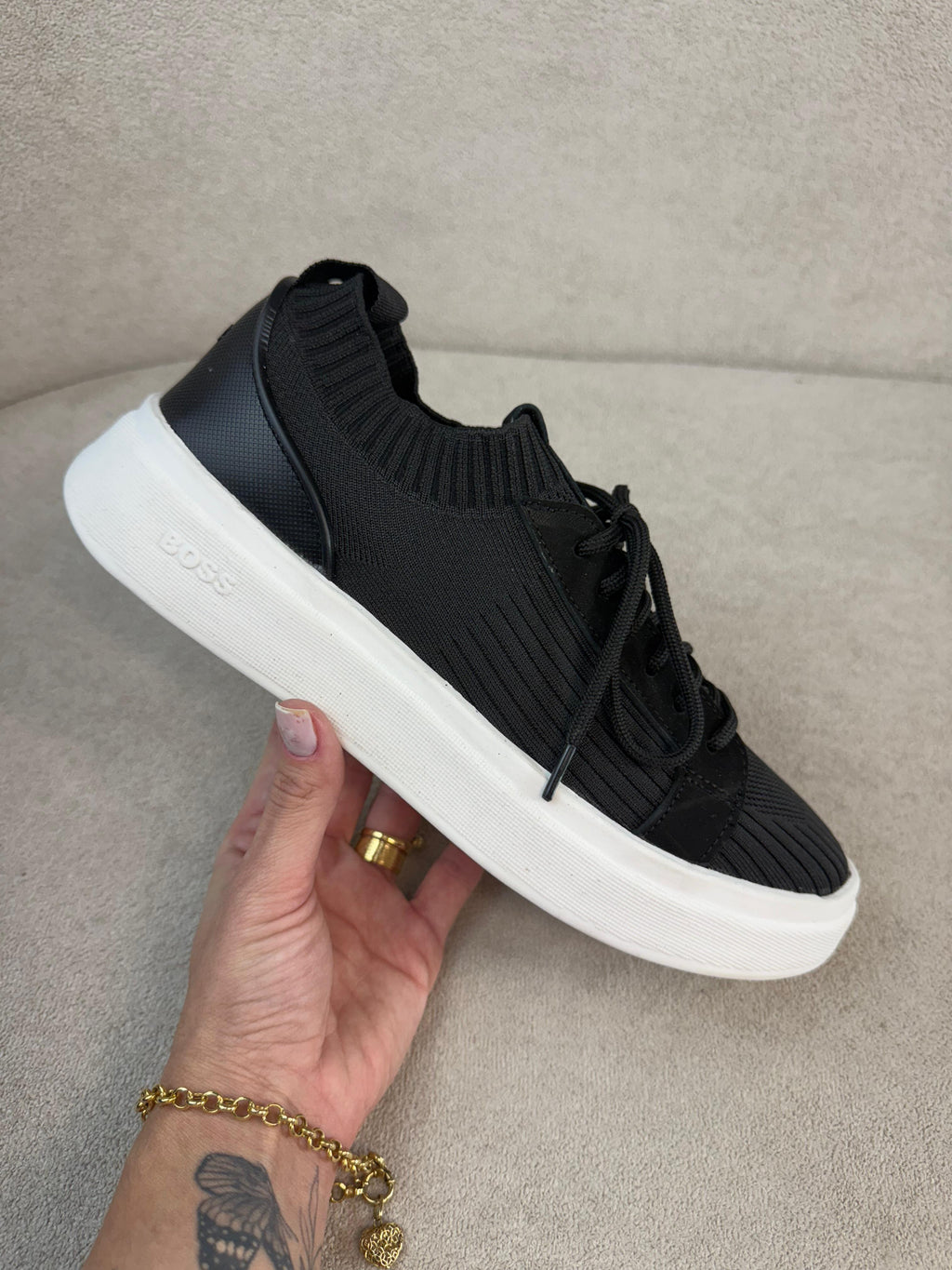 Boss Meia  Preto/branco