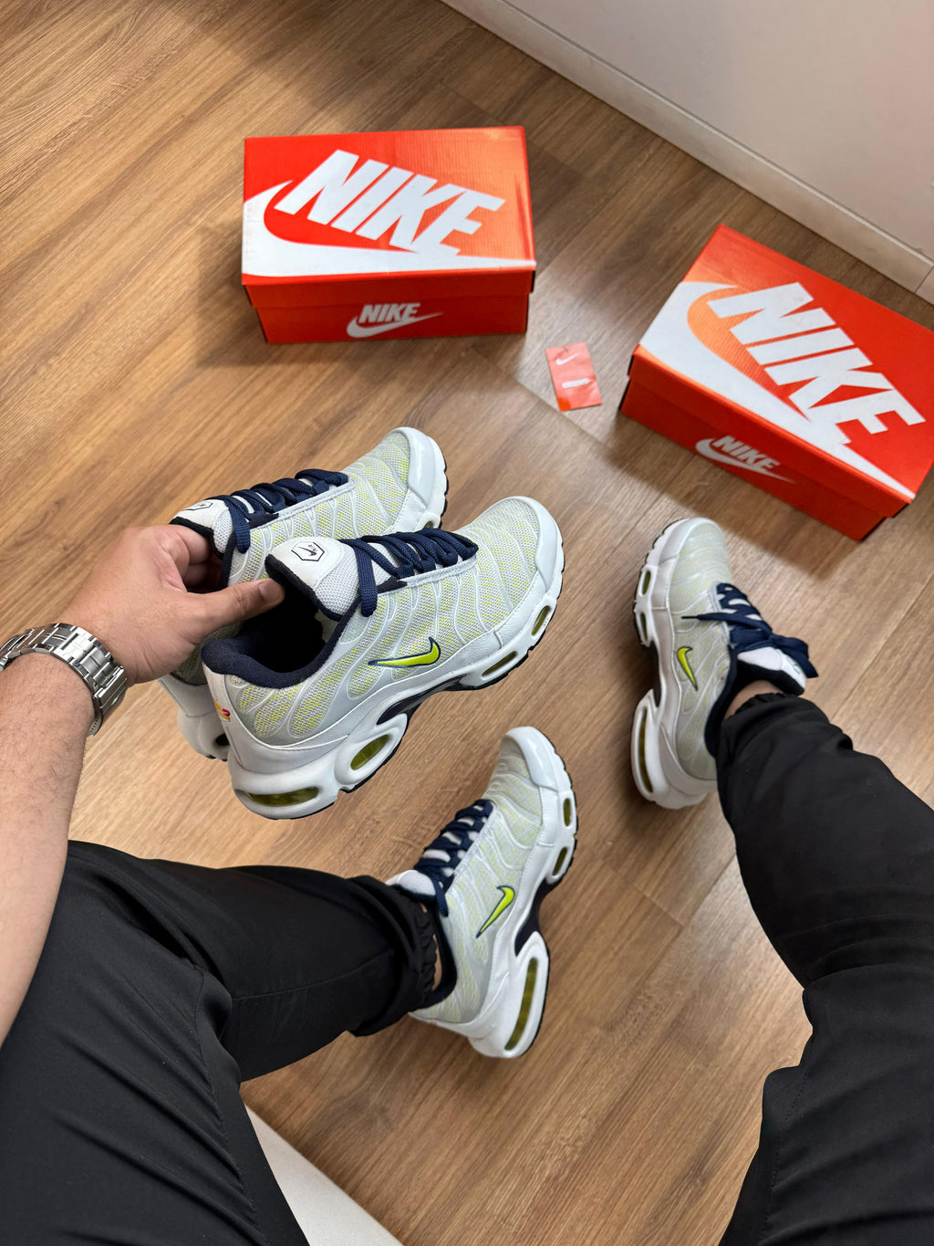 Nike TN Branco /Limão