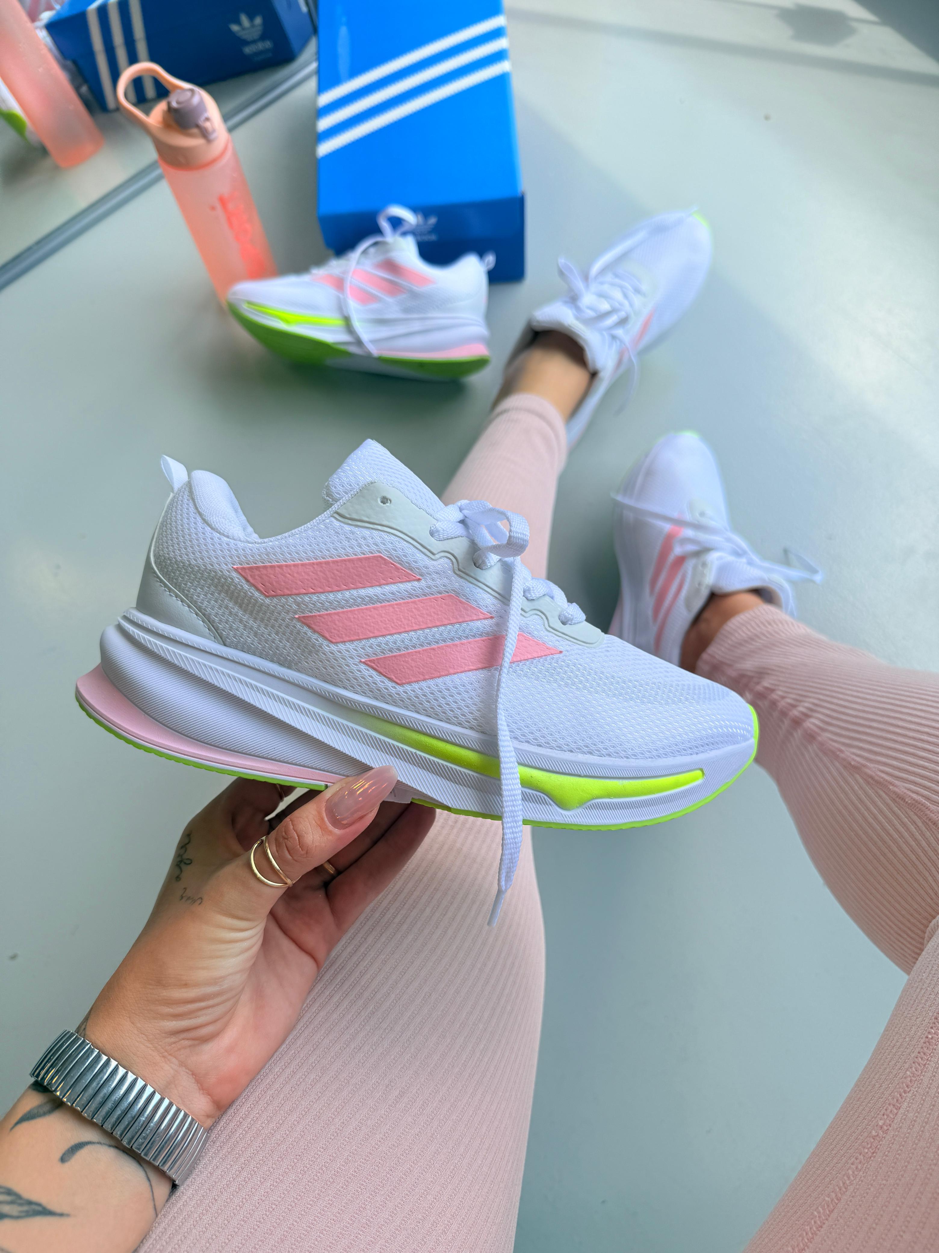 Adidas Supernova Ease Branco/Rosa