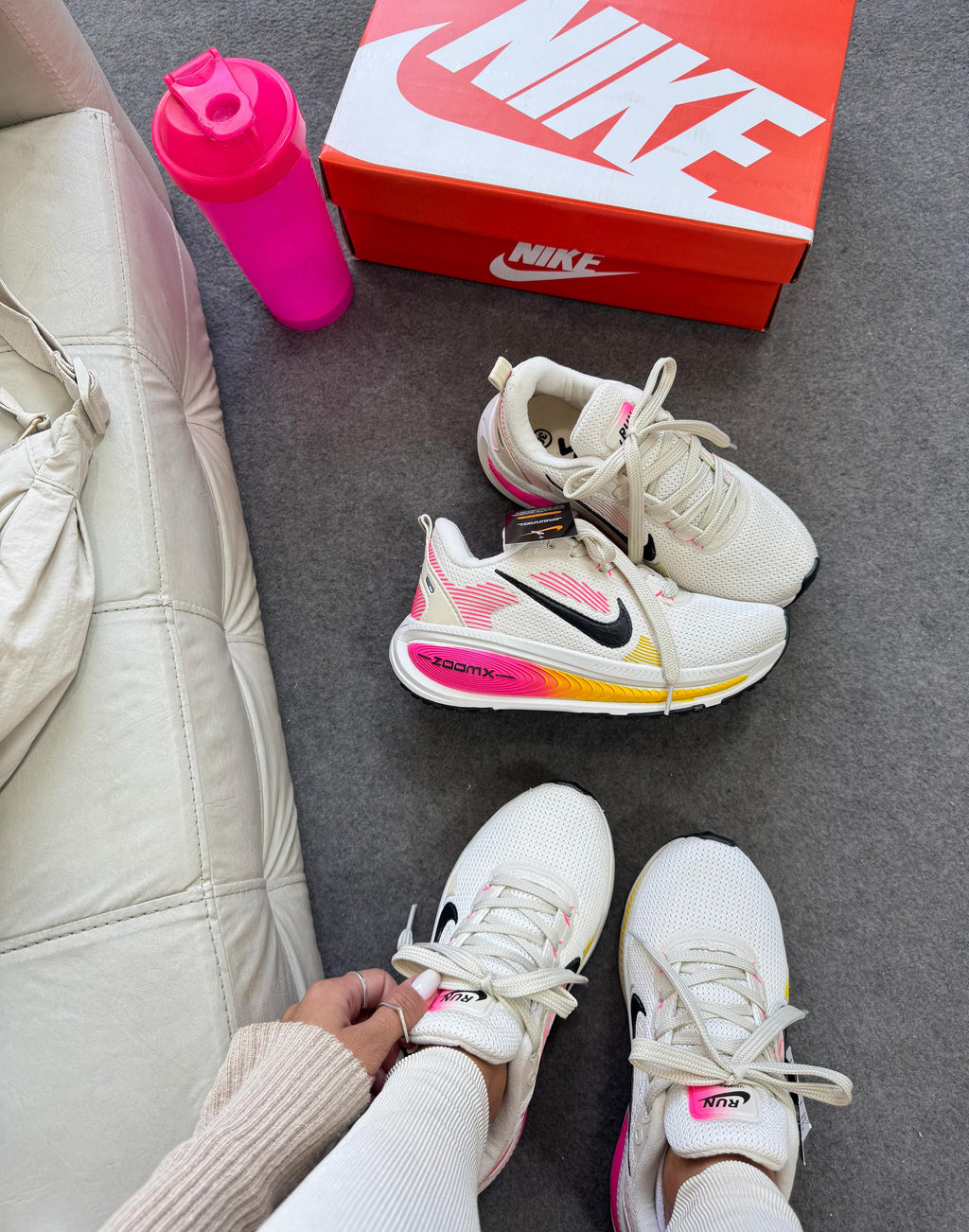 Nike Run Vomero 18 Off/pink /marelo