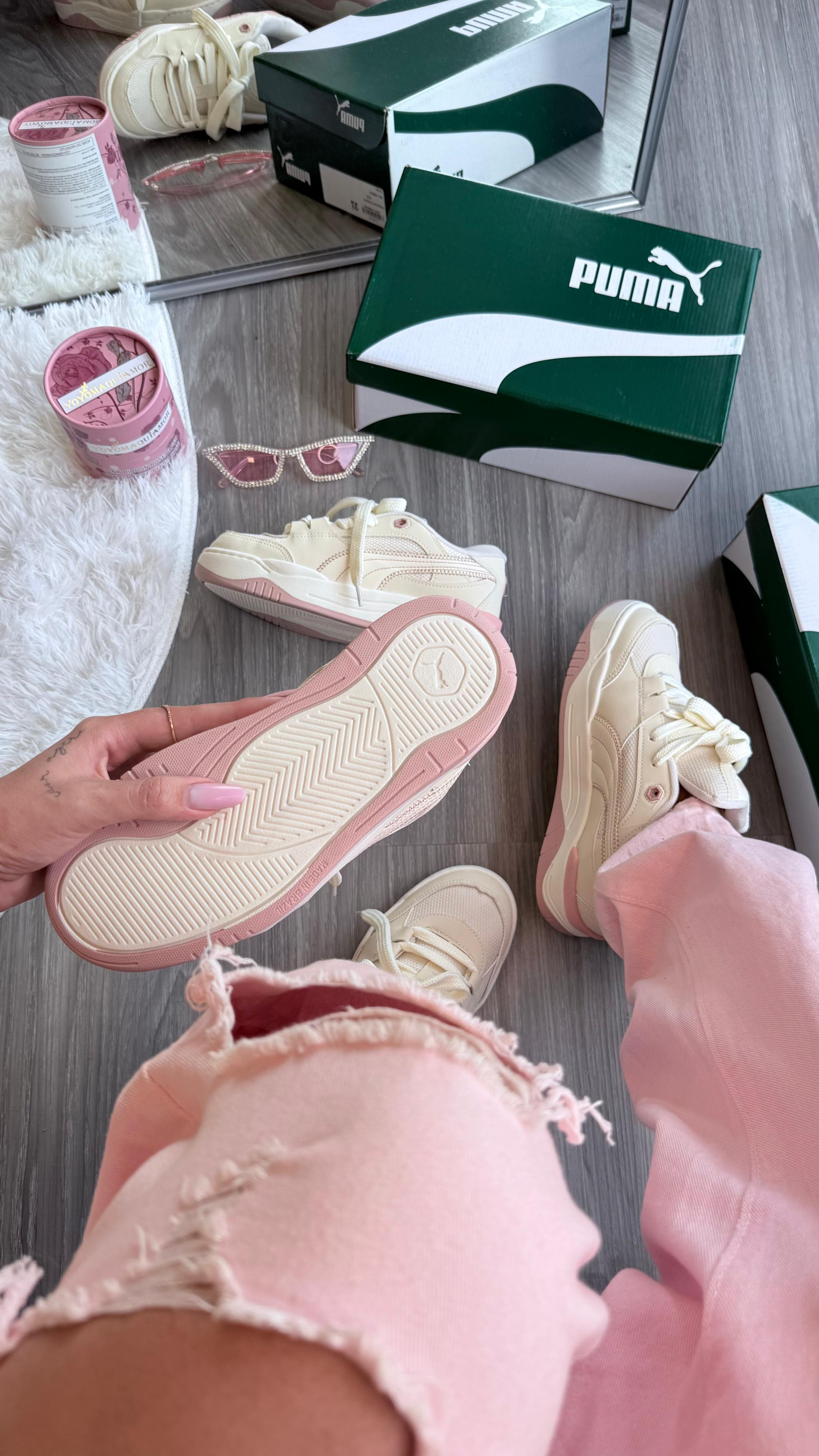Puma 180 Prime Off white / rosa