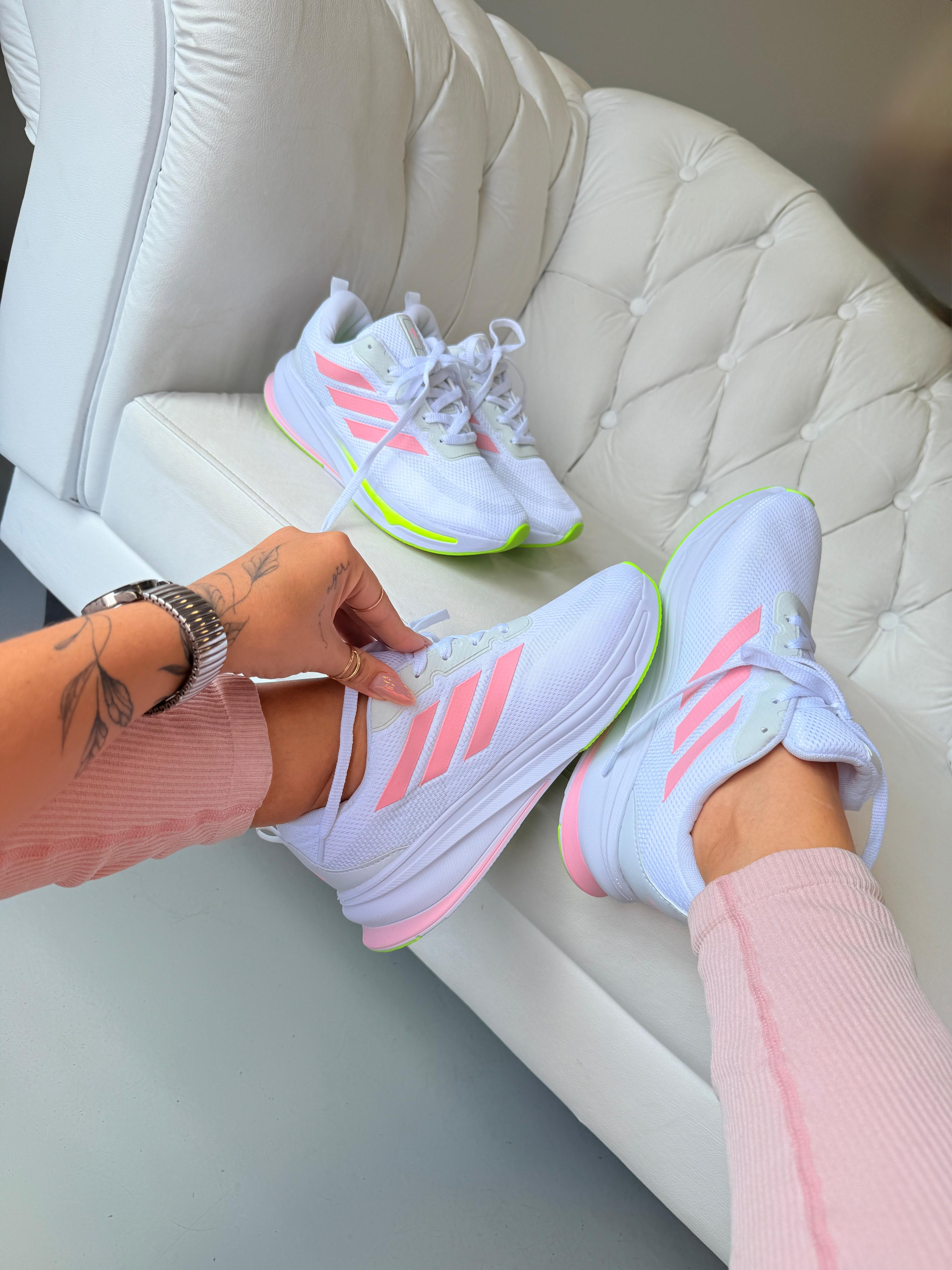 Adidas Supernova Ease Branco/Rosa
