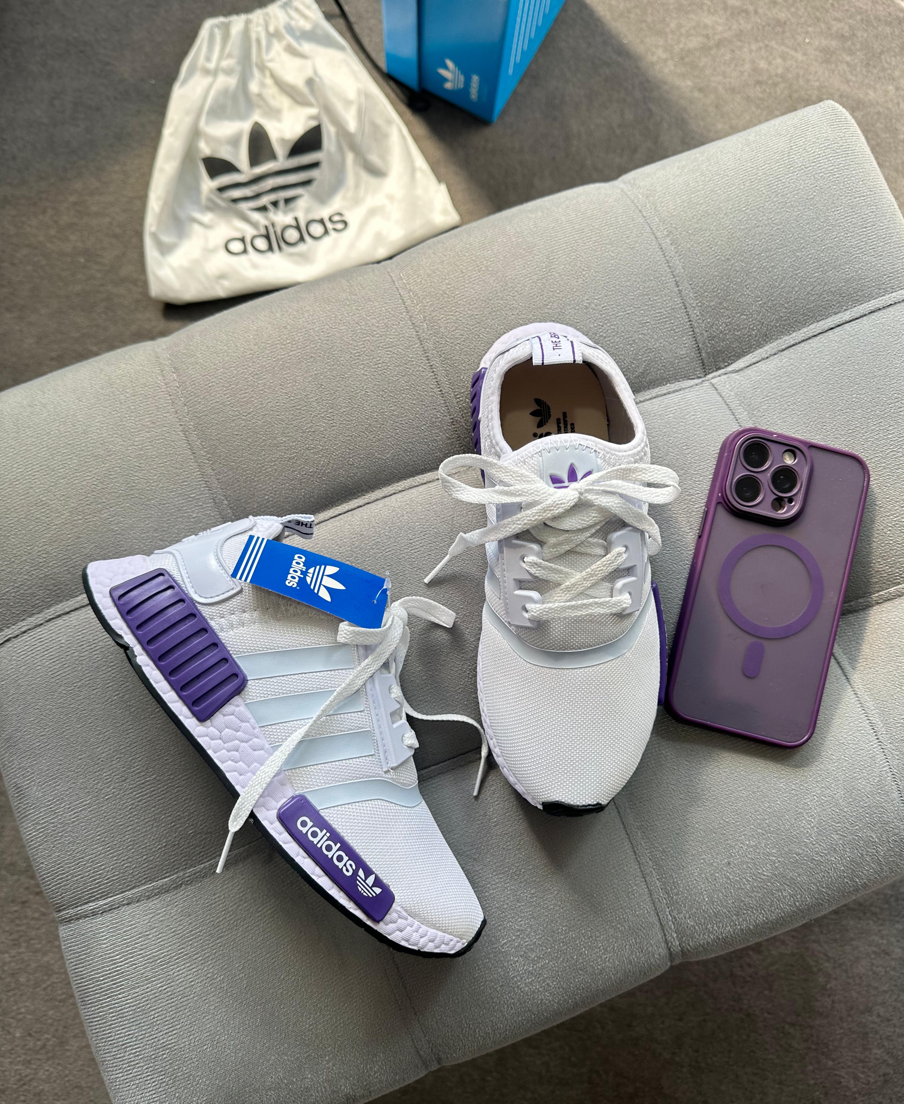 Adidas NMD  Branco/Roxo